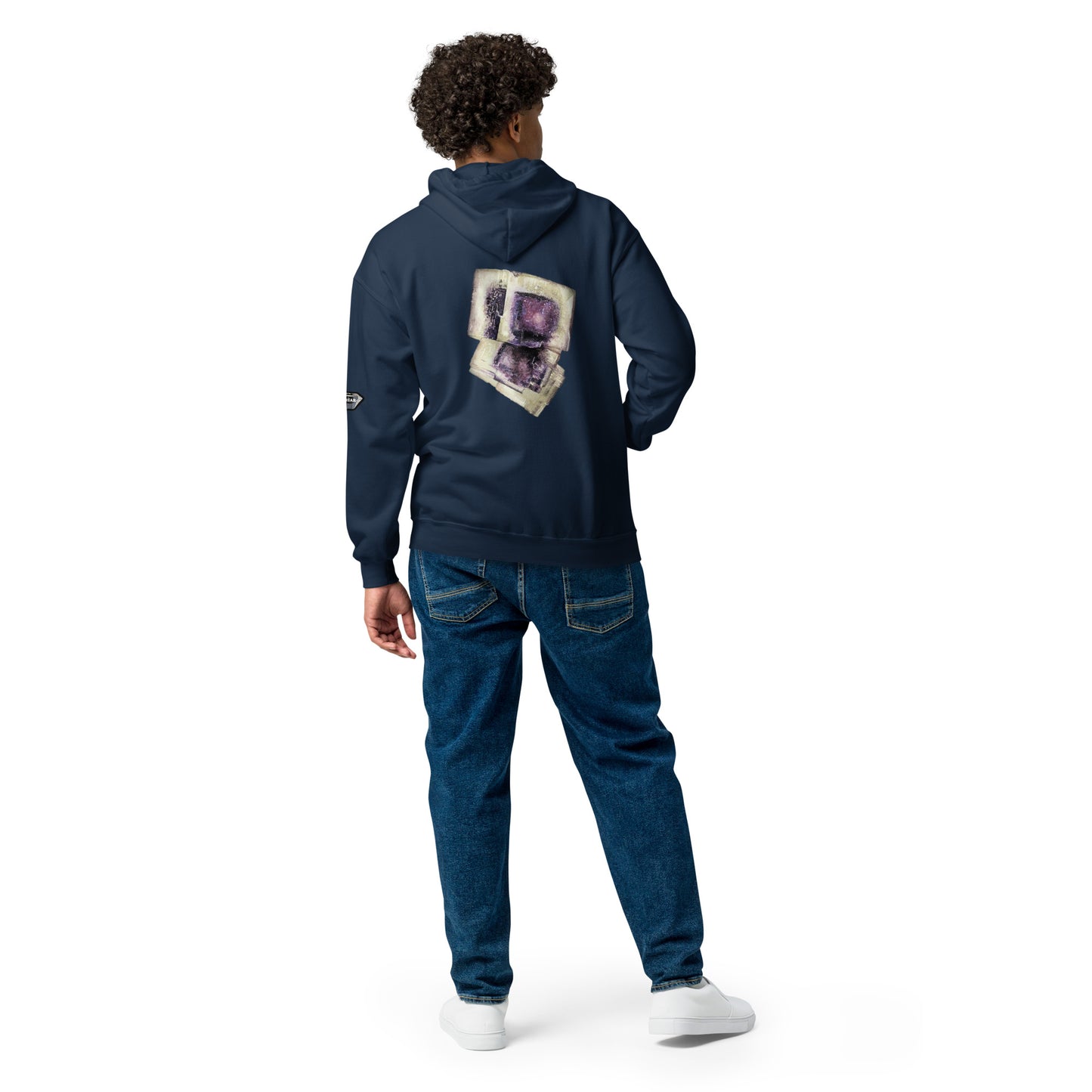 Auglaize Ohio Fluorite Watercolor - Unisex heavy blend zip hoodie
