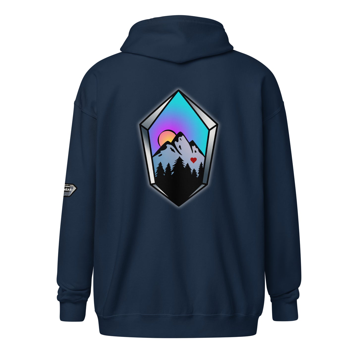 Crystal Mountain - Unisex heavy blend zip hoodie
