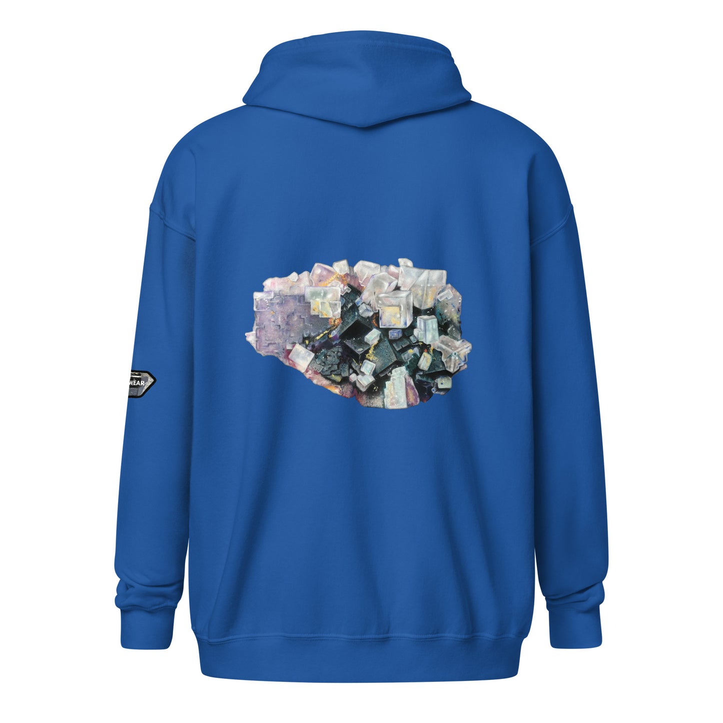 Fluorite Cluster - Unisex heavy blend zip hoodie