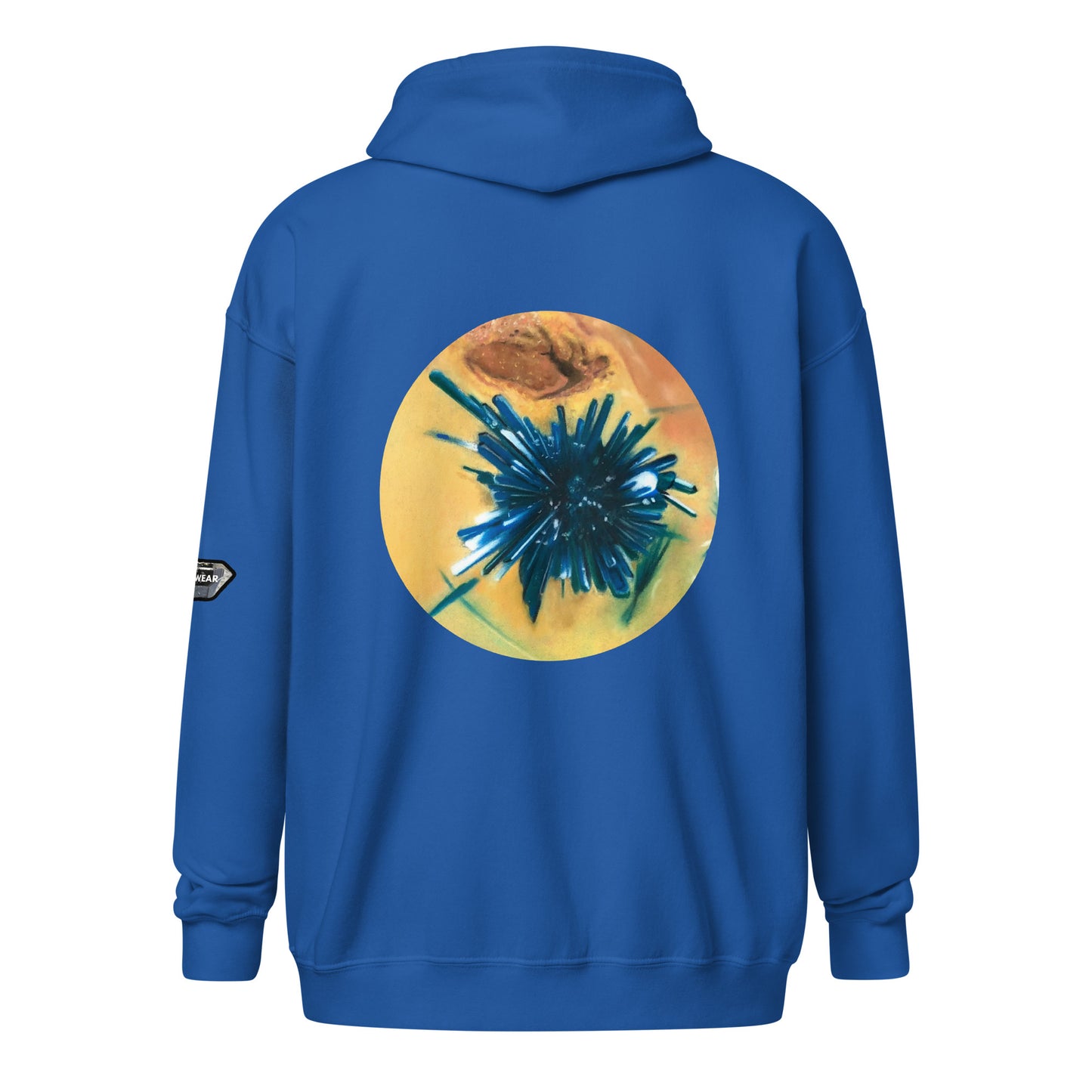 Chrysocolla Drawing - Unisex heavy blend zip hoodie