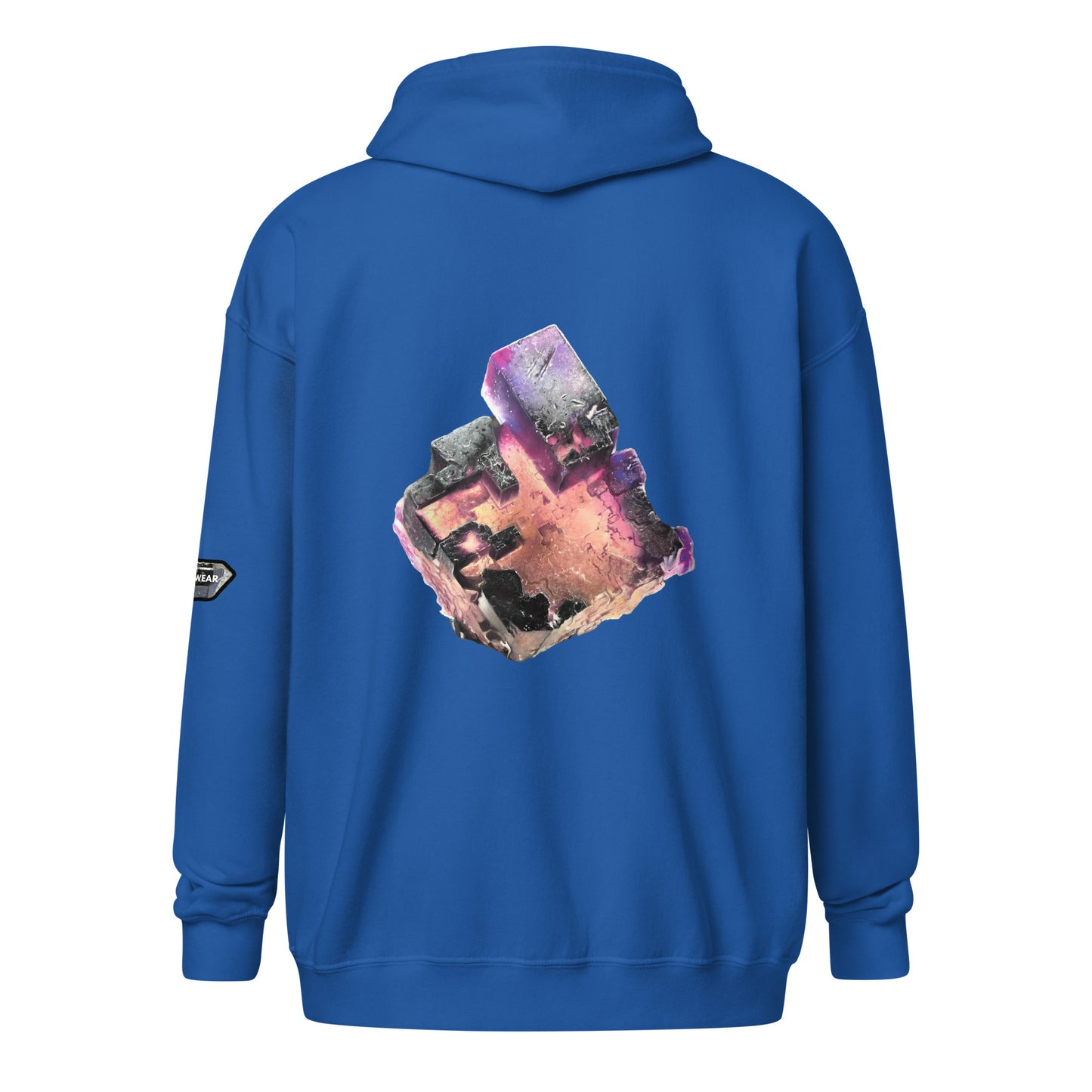 Illinois Fluorite Drawing - Unisex heavy blend zip hoodie