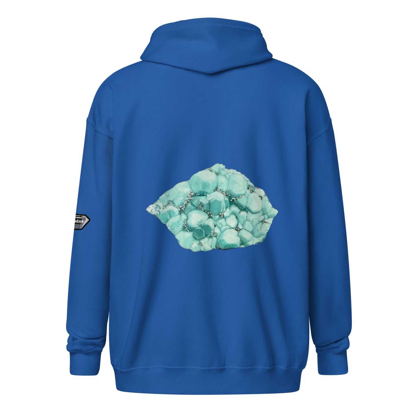 Deer Trail Utah Fluorite Watercolor - Unisex heavy blend zip hoodie