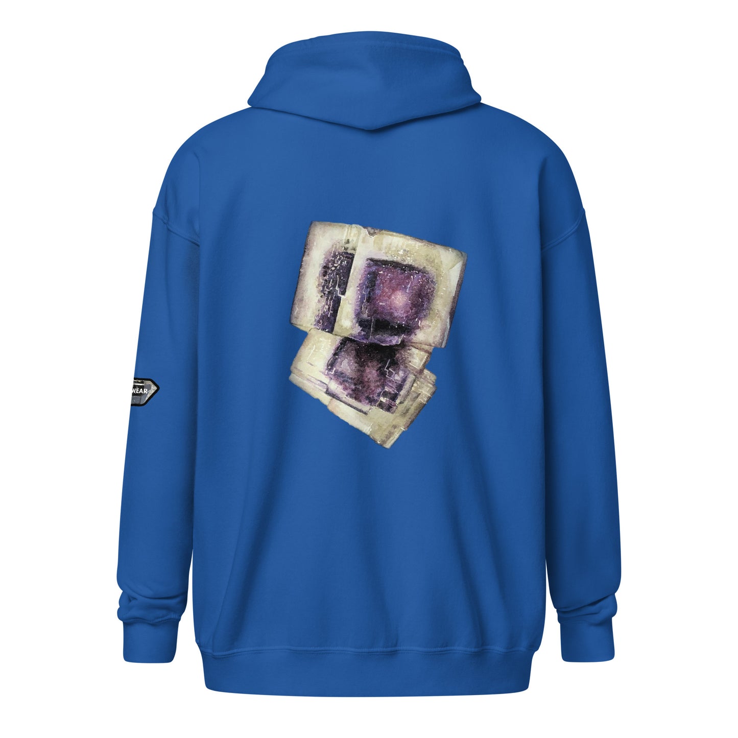 Auglaize Ohio Fluorite Watercolor - Unisex heavy blend zip hoodie