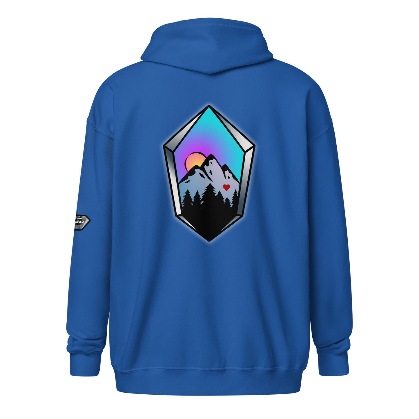 Crystal Mountain - Unisex heavy blend zip hoodie