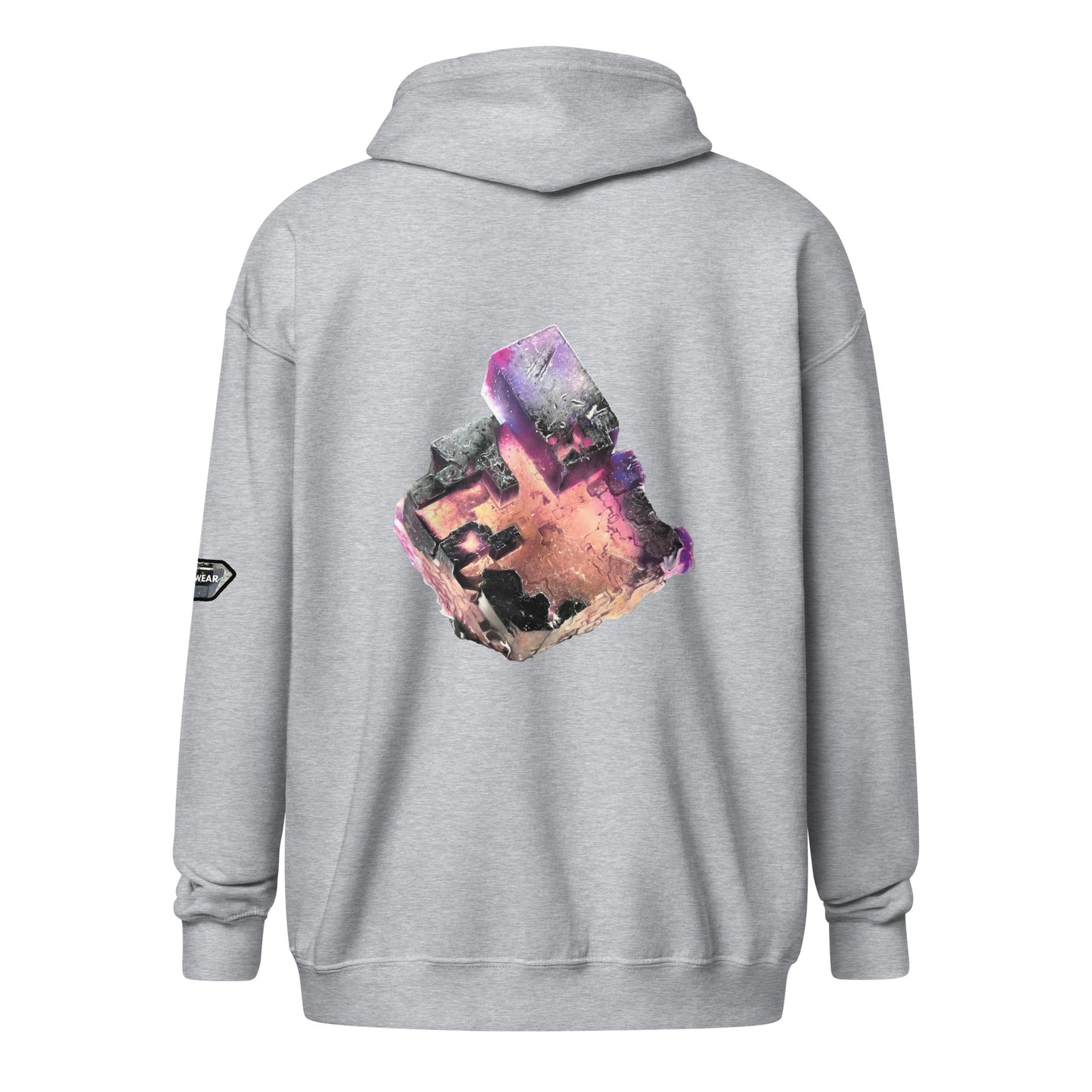 Illinois Fluorite Drawing - Unisex heavy blend zip hoodie