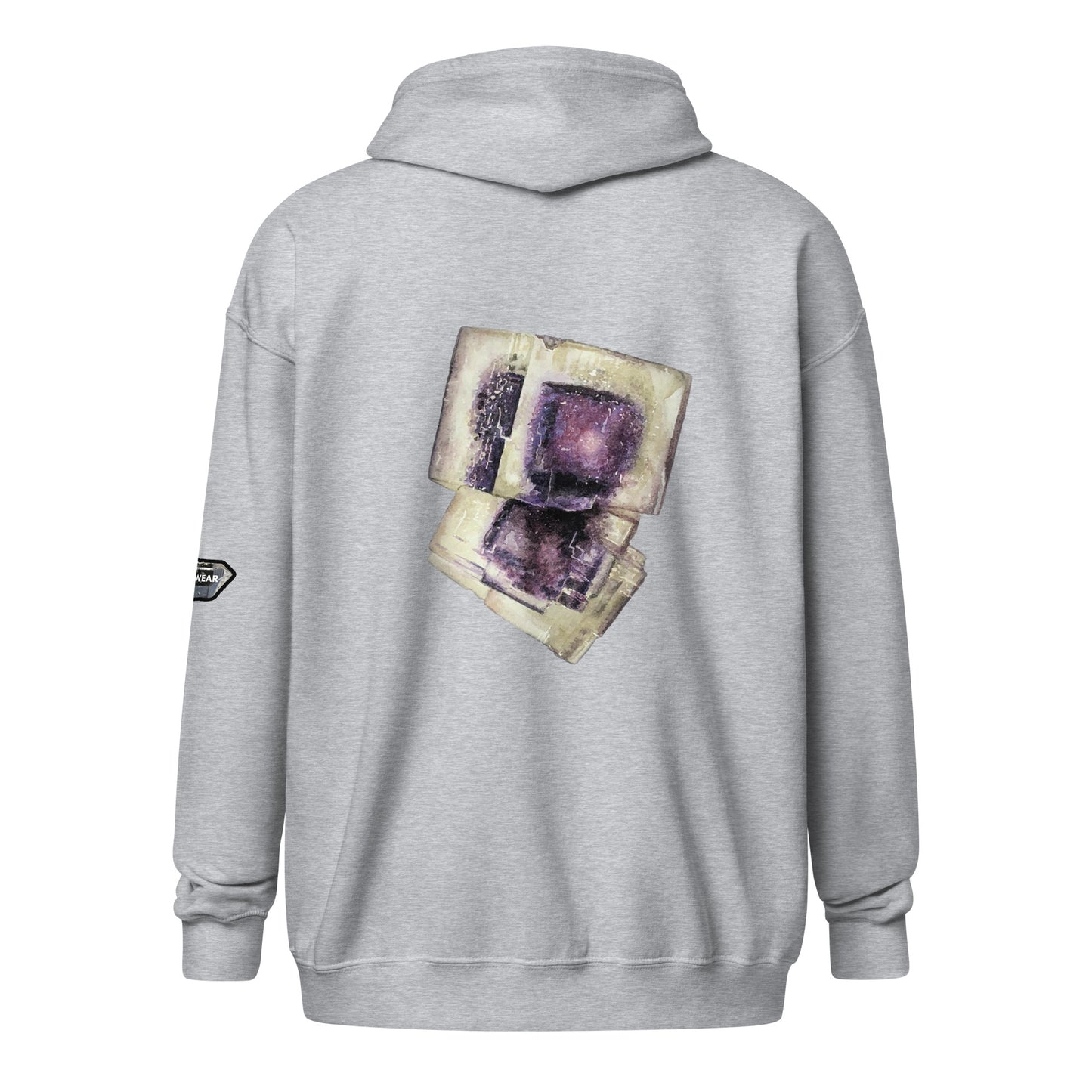 Auglaize Ohio Fluorite Watercolor - Unisex heavy blend zip hoodie