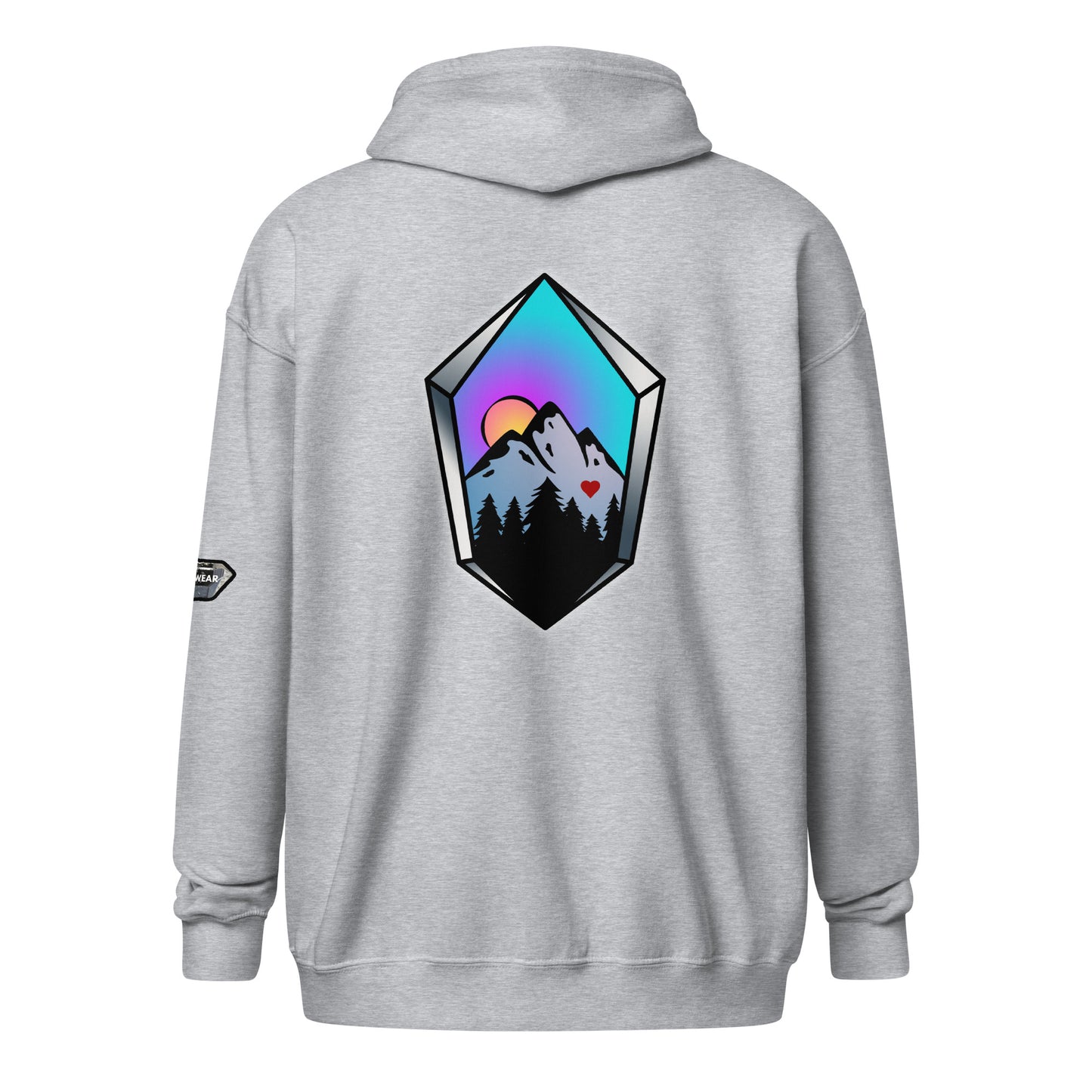 Crystal Mountain - Unisex heavy blend zip hoodie