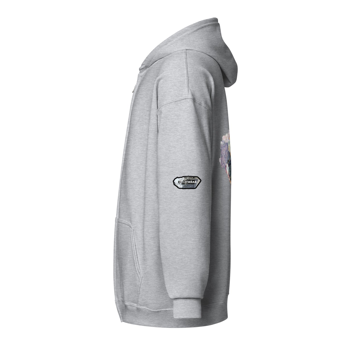Fluorite Cluster - Unisex heavy blend zip hoodie