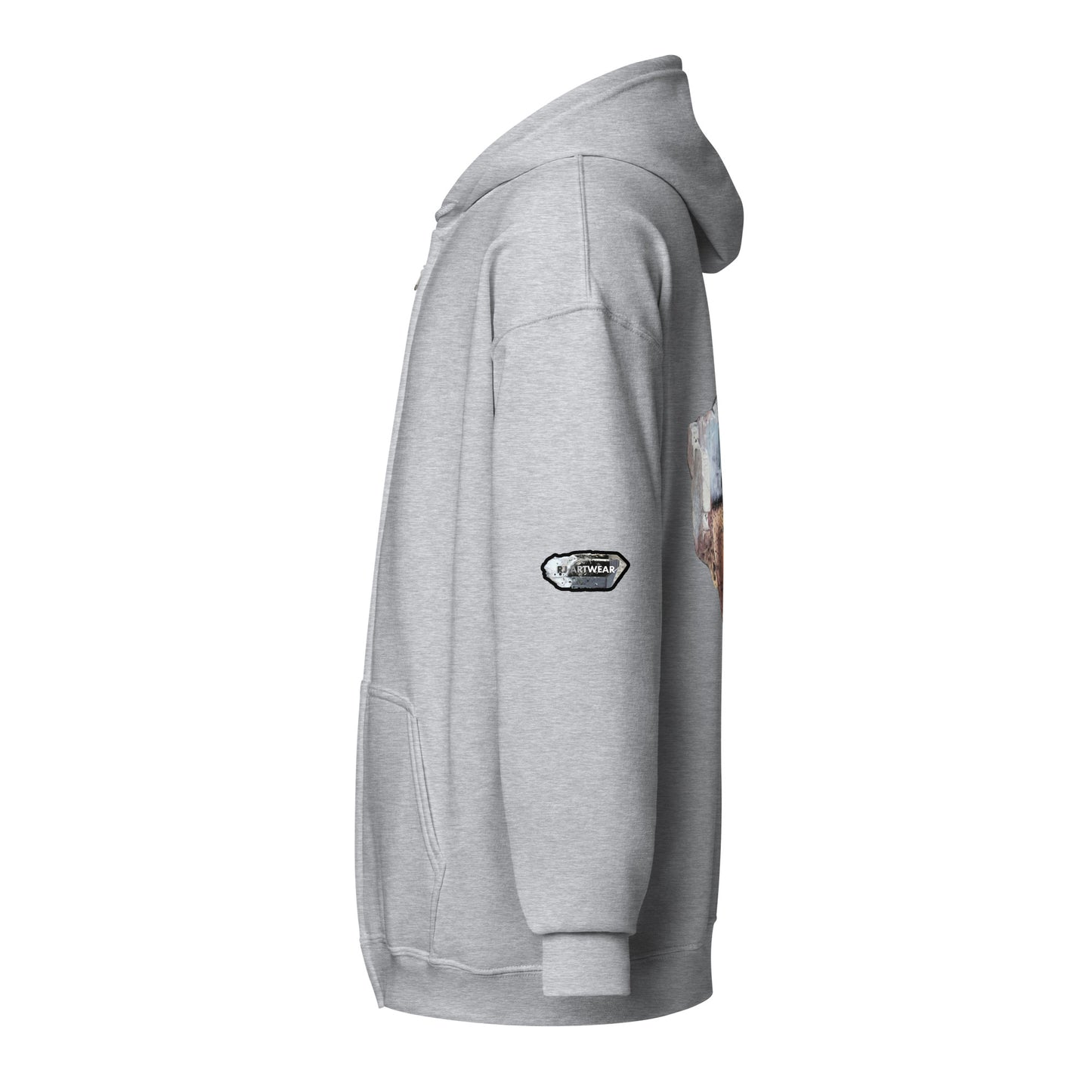 Minerva No.1 Fluorite Drawing - Unisex heavy blend zip hoodie