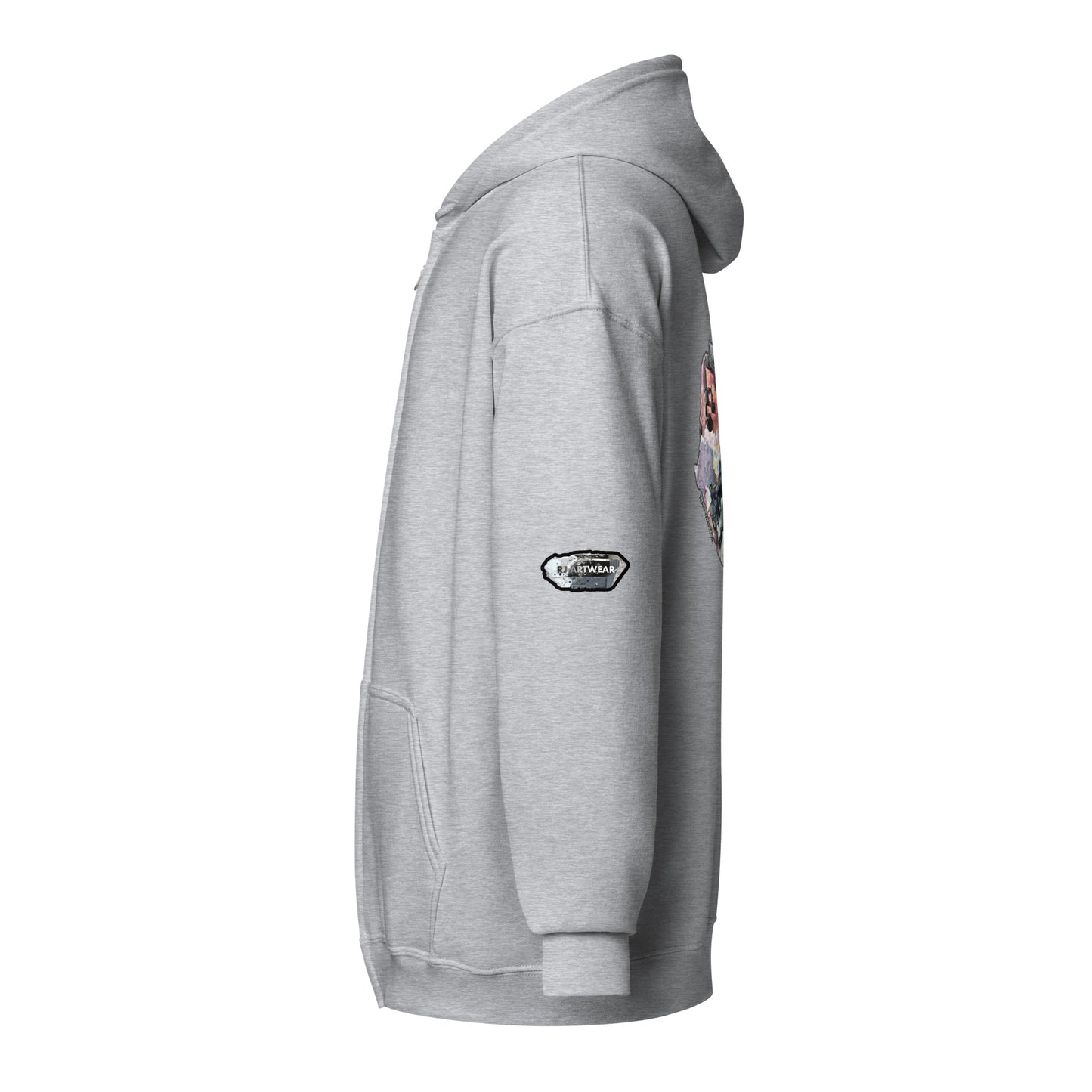 Fluorite Collage - Unisex heavy blend zip hoodie