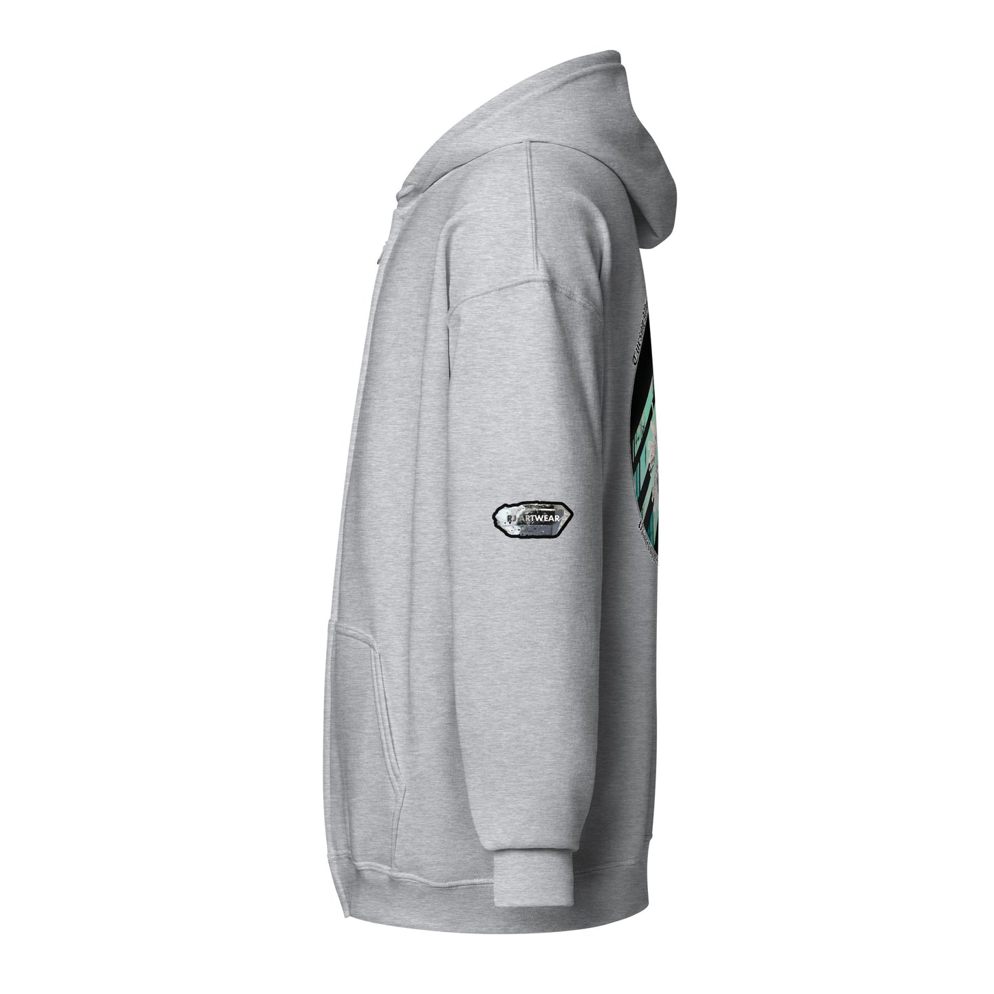 Tucson Mineral City Mural 2023 - Unisex heavy blend zip hoodie