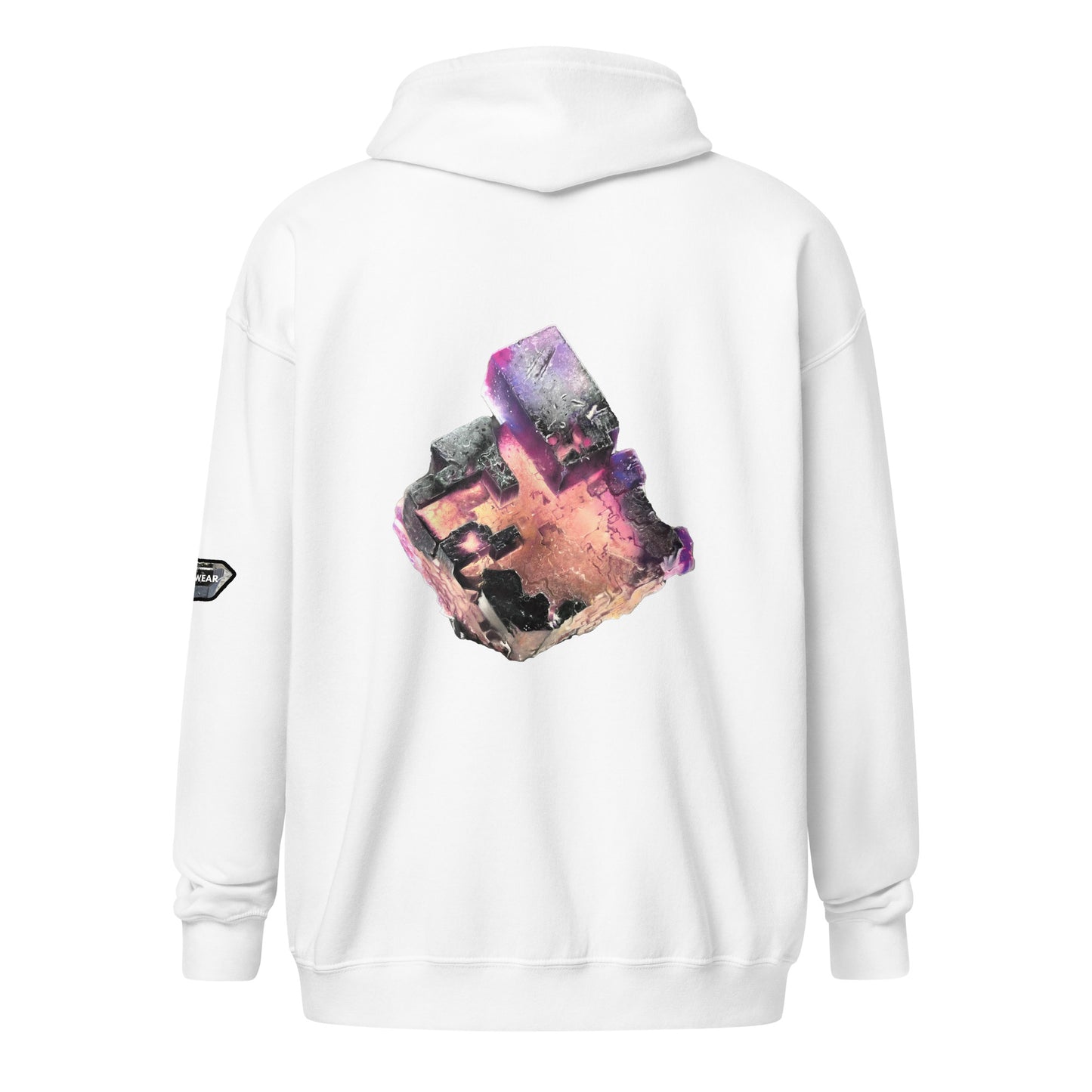 Illinois Fluorite Drawing - Unisex heavy blend zip hoodie