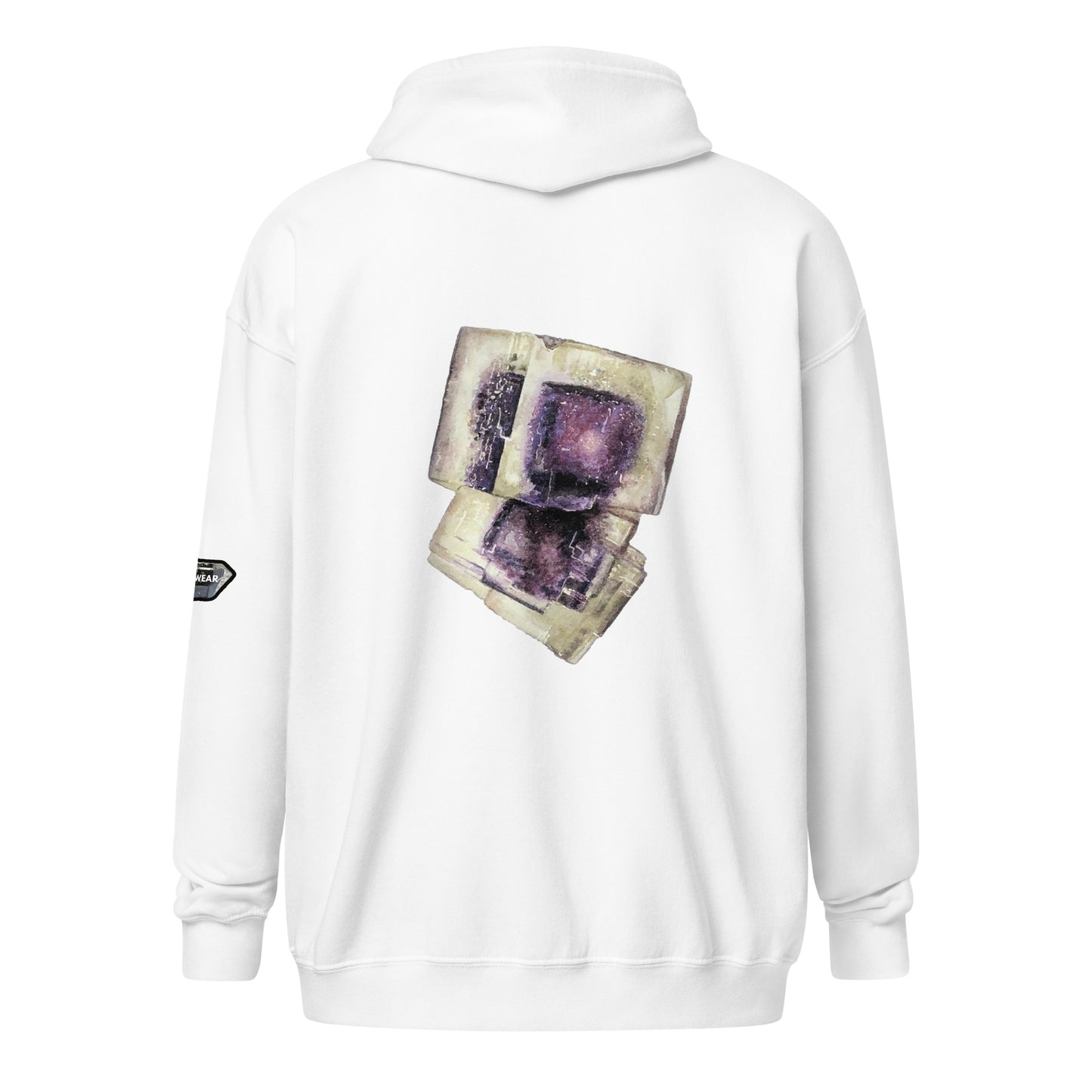 Auglaize Ohio Fluorite Watercolor - Unisex heavy blend zip hoodie