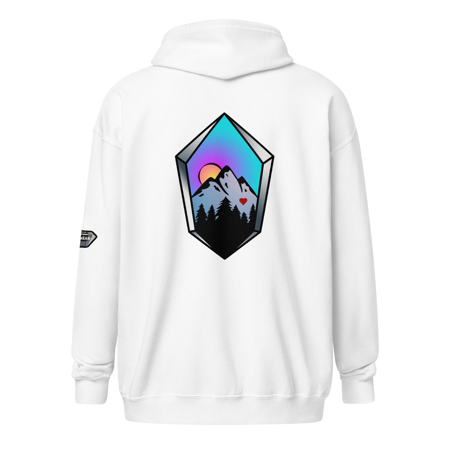 Crystal Mountain - Unisex heavy blend zip hoodie