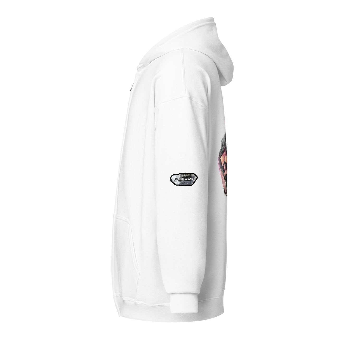 Illinois Fluorite Drawing - Unisex heavy blend zip hoodie