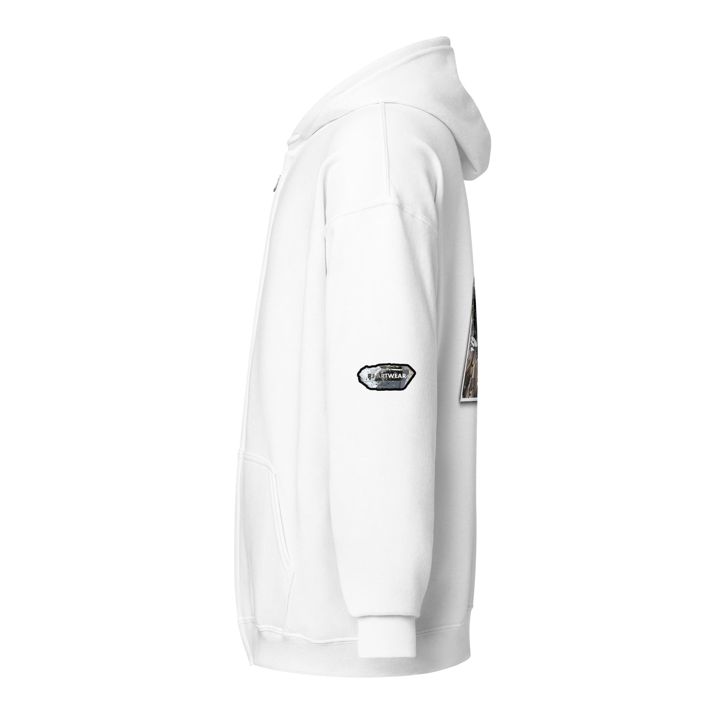 Quartz Collage Triangle - Unisex heavy blend zip hoodie