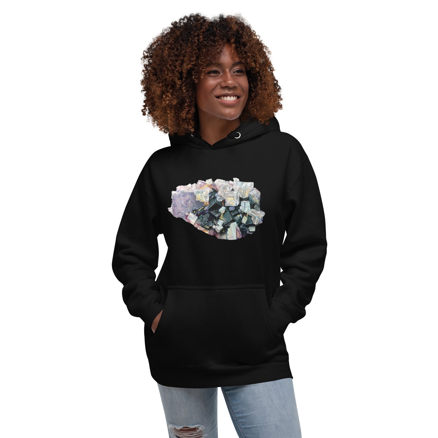 Illinois Fluorite Cluster - Unisex Hoodie