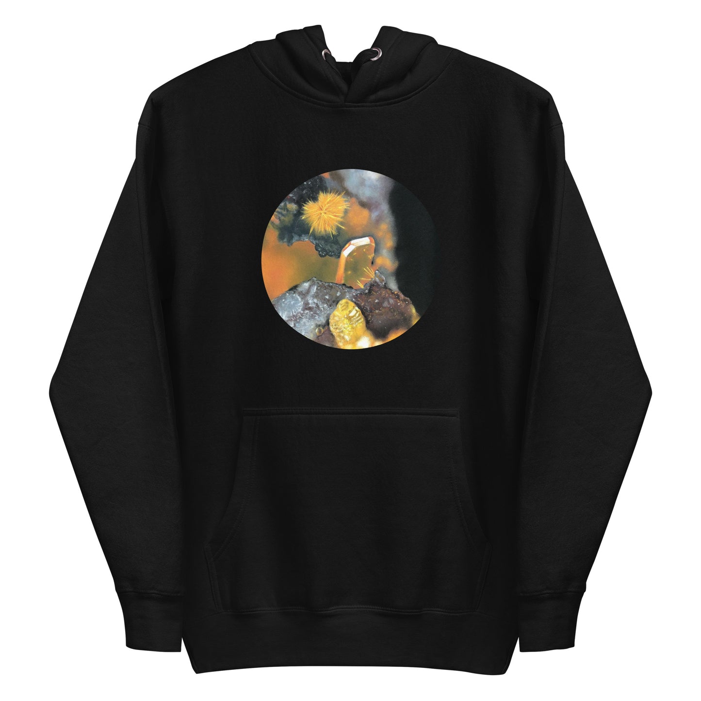 Tiger Mine Wulfenite Micro Drawing - Unisex Hoodie