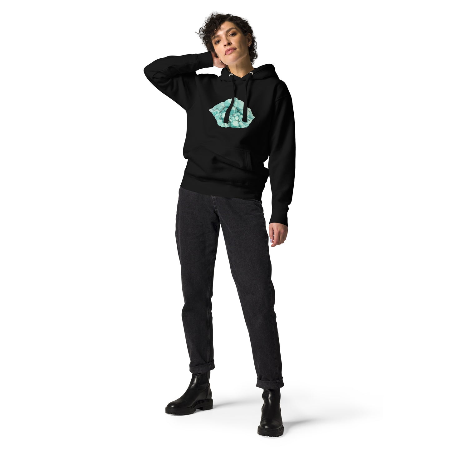 Deer Trail Fluorite Watercolor - Unisex Hoodie