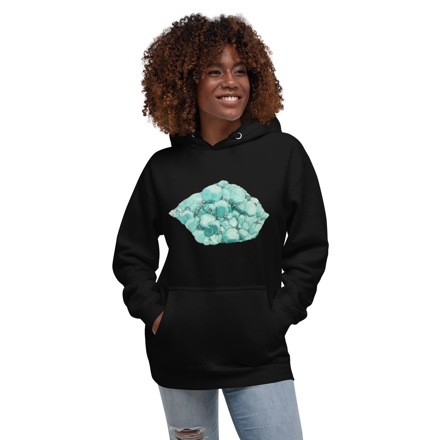 Deer Trail Fluorite Watercolor - Unisex Hoodie