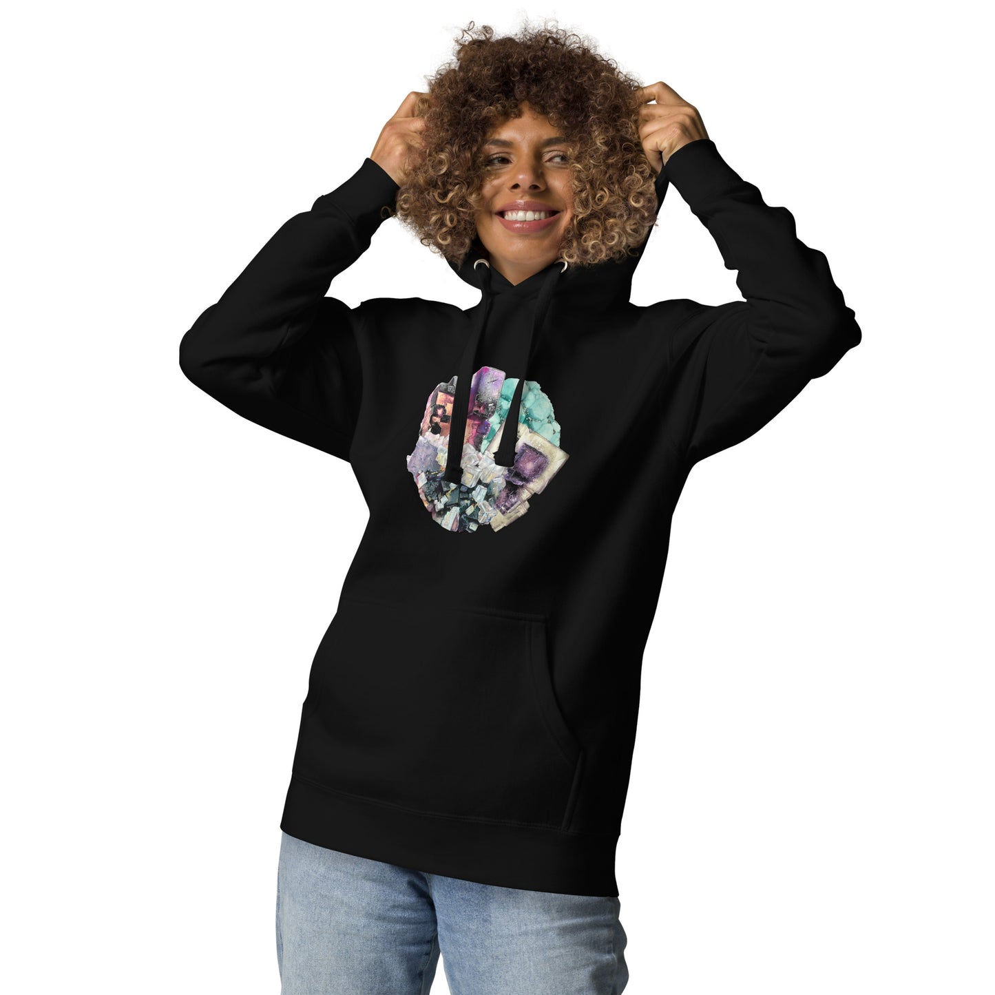Fluorite Collage - Unisex Hoodie