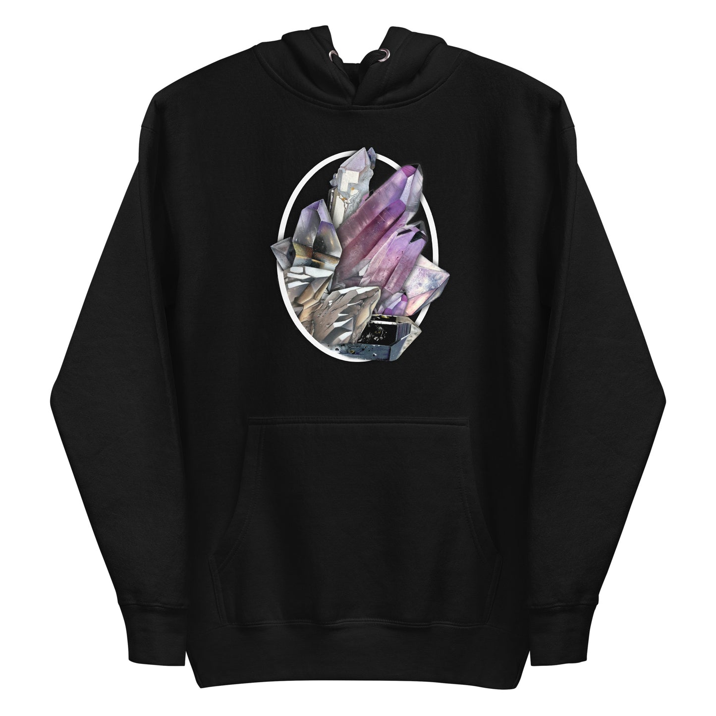 Quartz Collage Oval - Unisex Hoodie