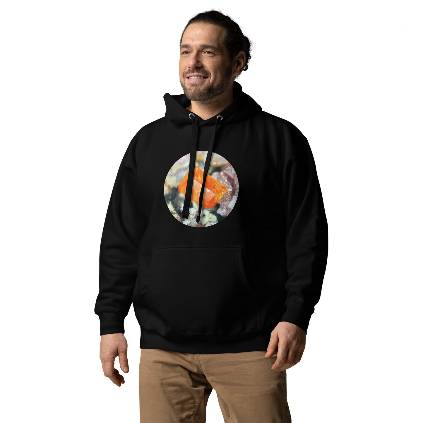 Glove Mine Wulfenite Micro Drawing - Unisex Hoodie