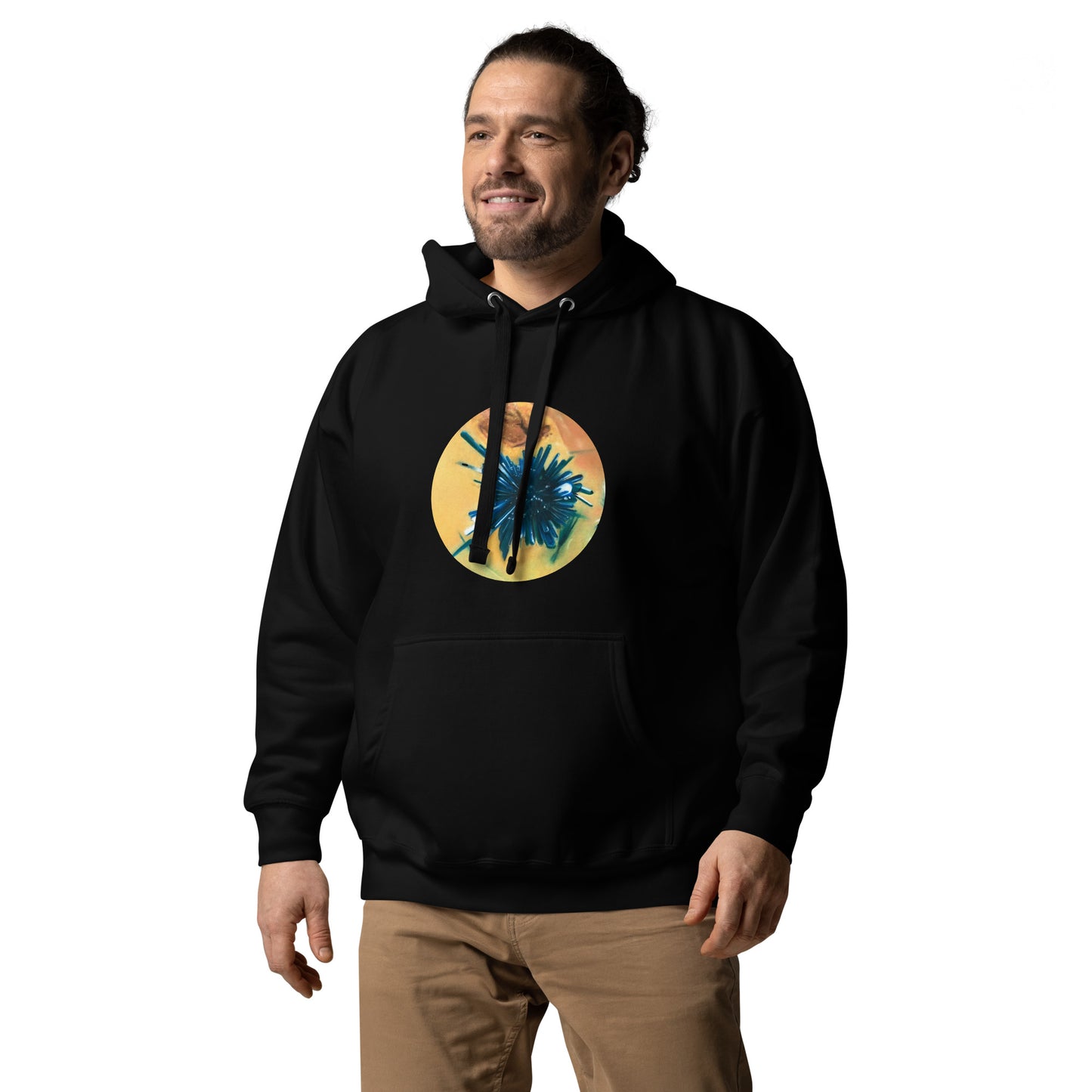 Chrysocolla Pastel Drawing - Unisex Hoodie