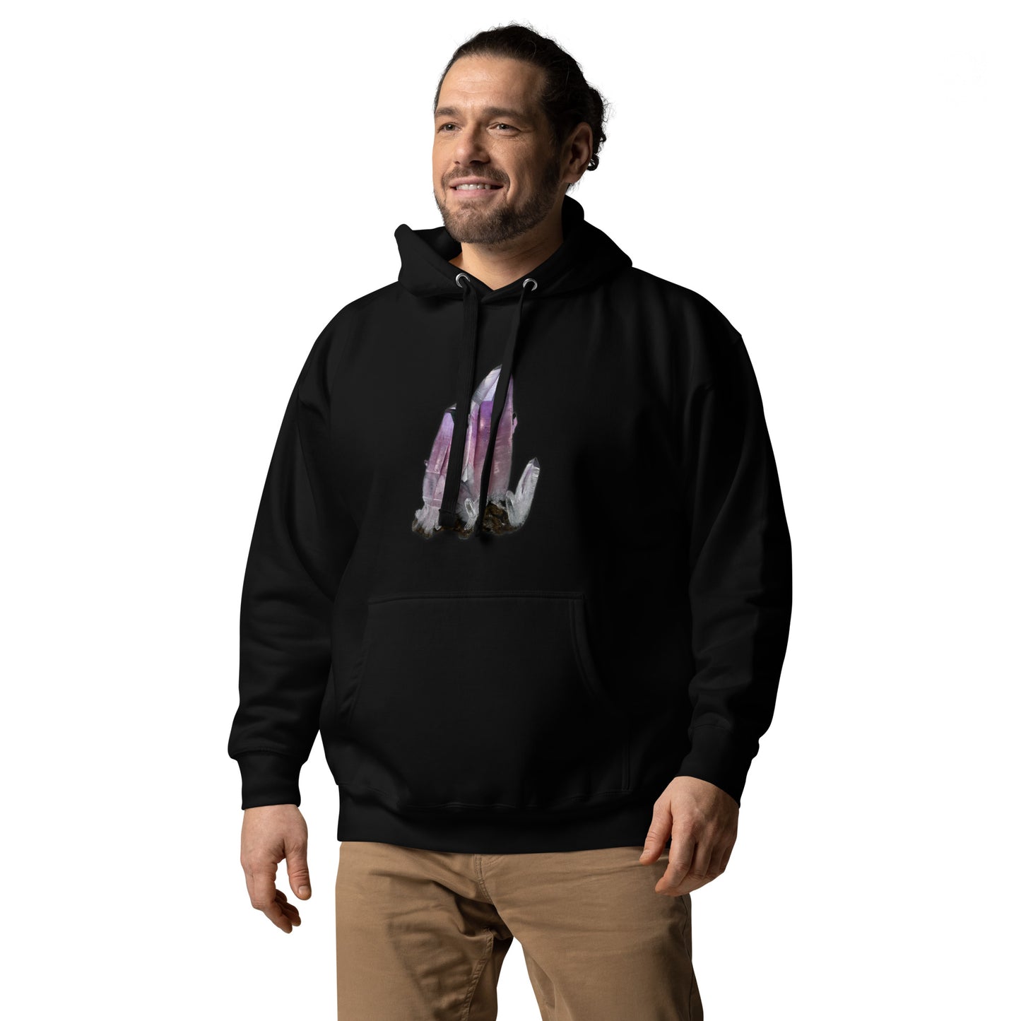 Vera Cruz Amethyst Drawing - Unisex Hoodie