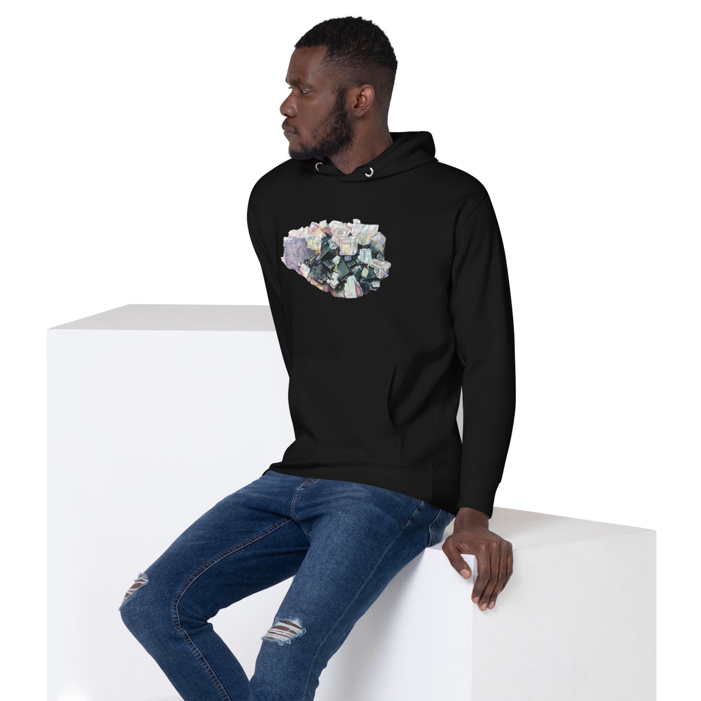 Illinois Fluorite Cluster - Unisex Hoodie