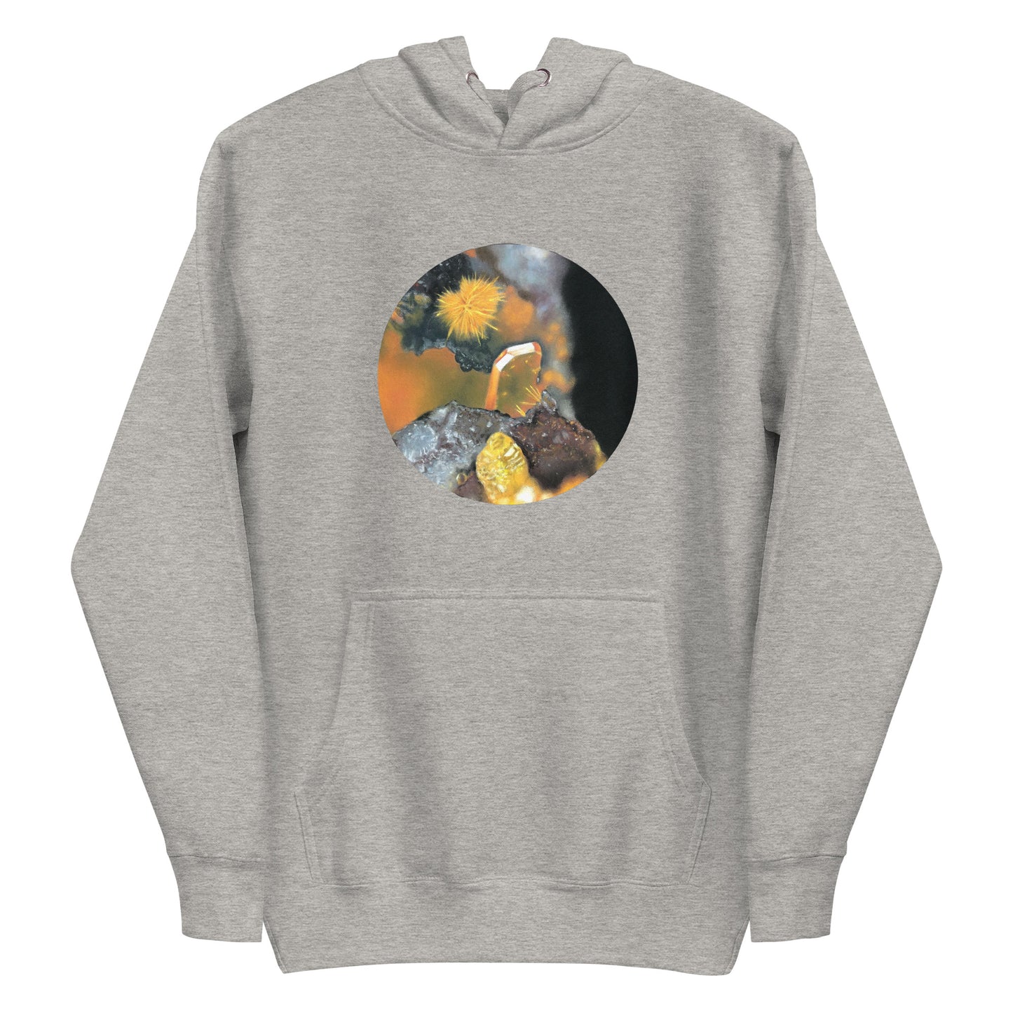 Tiger Mine Wulfenite Micro Drawing - Unisex Hoodie