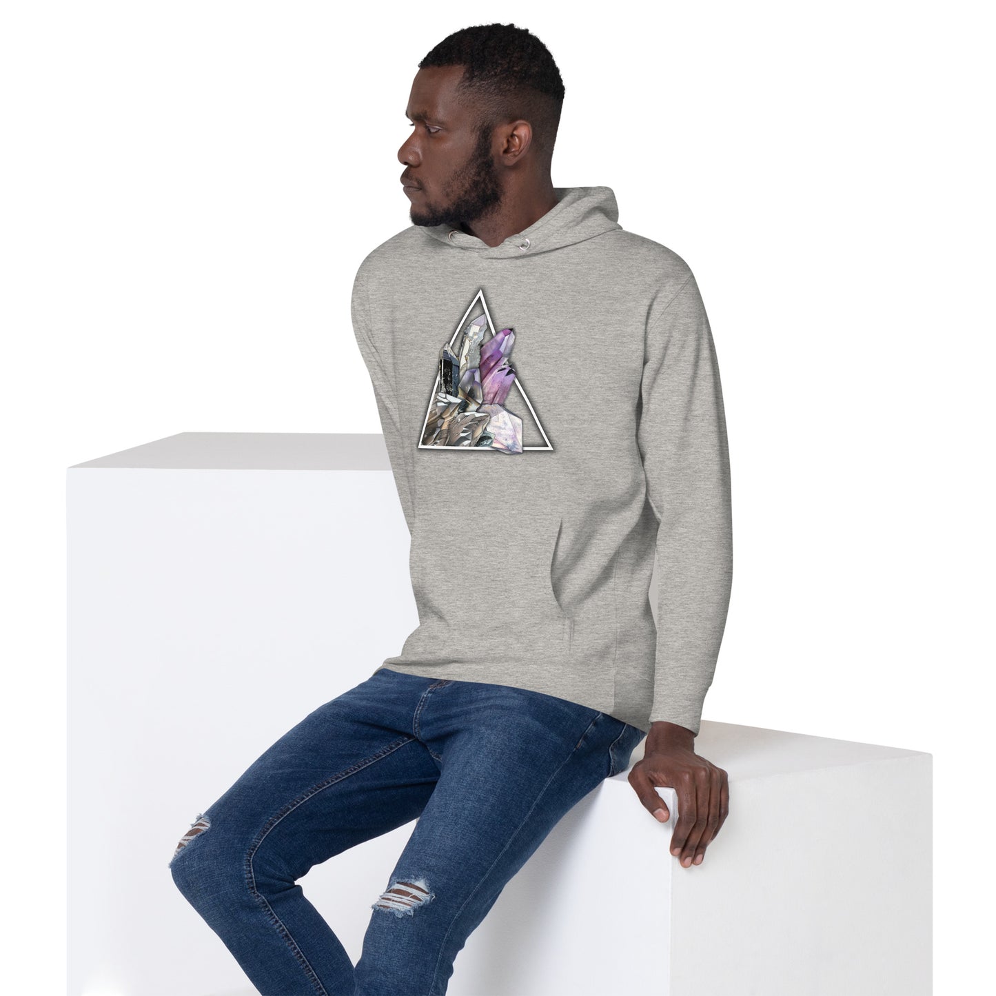 Quartz Collage Triangle - Unisex Hoodie
