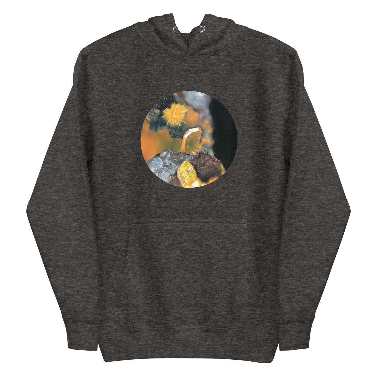 Tiger Mine Wulfenite Micro Drawing - Unisex Hoodie