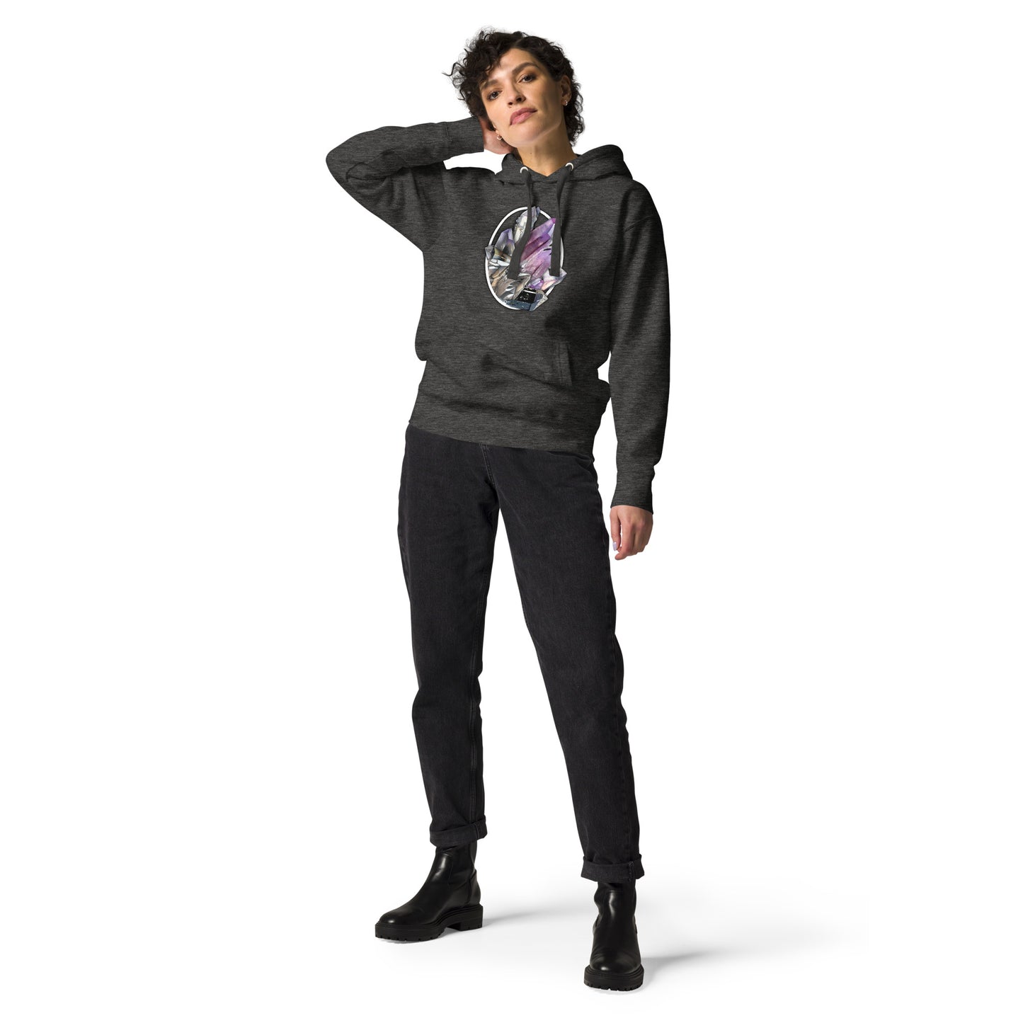 Quartz Collage Oval - Unisex Hoodie