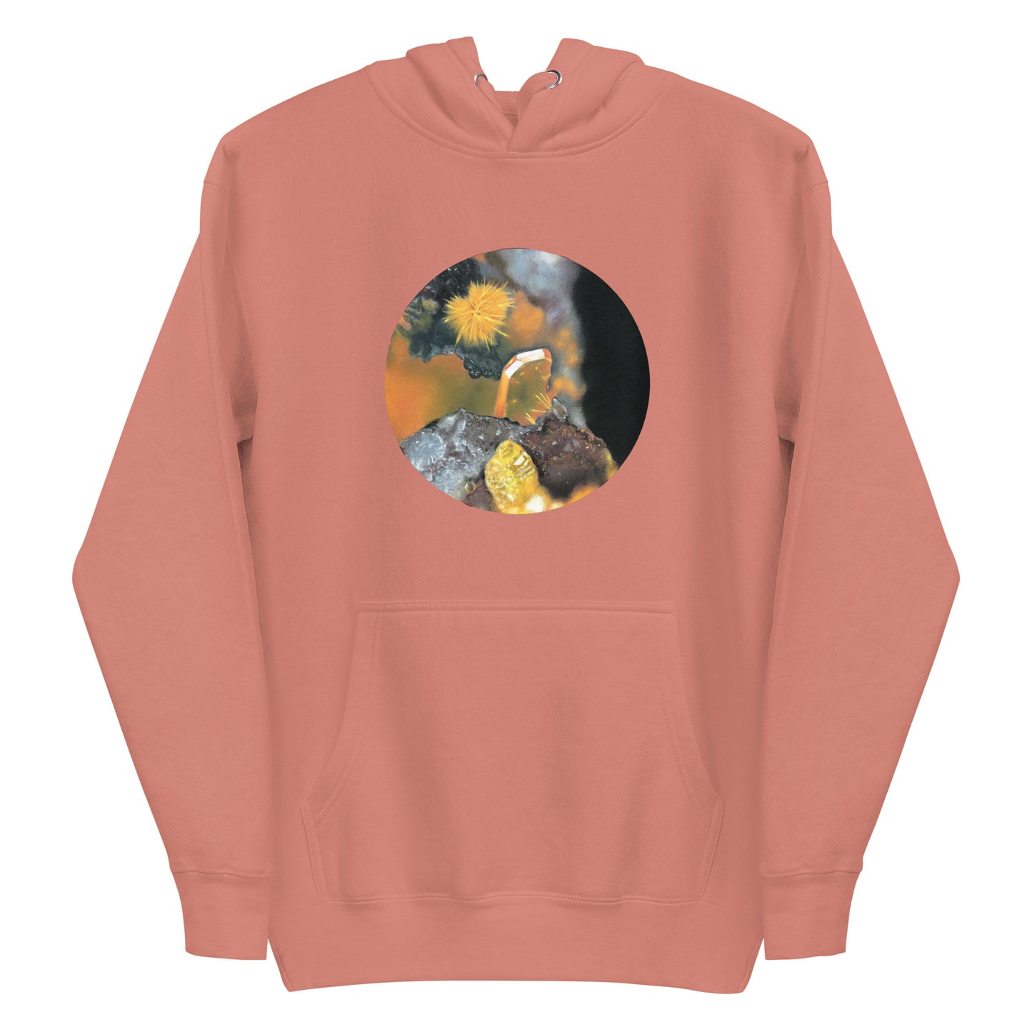 Tiger Mine Wulfenite Micro Drawing - Unisex Hoodie