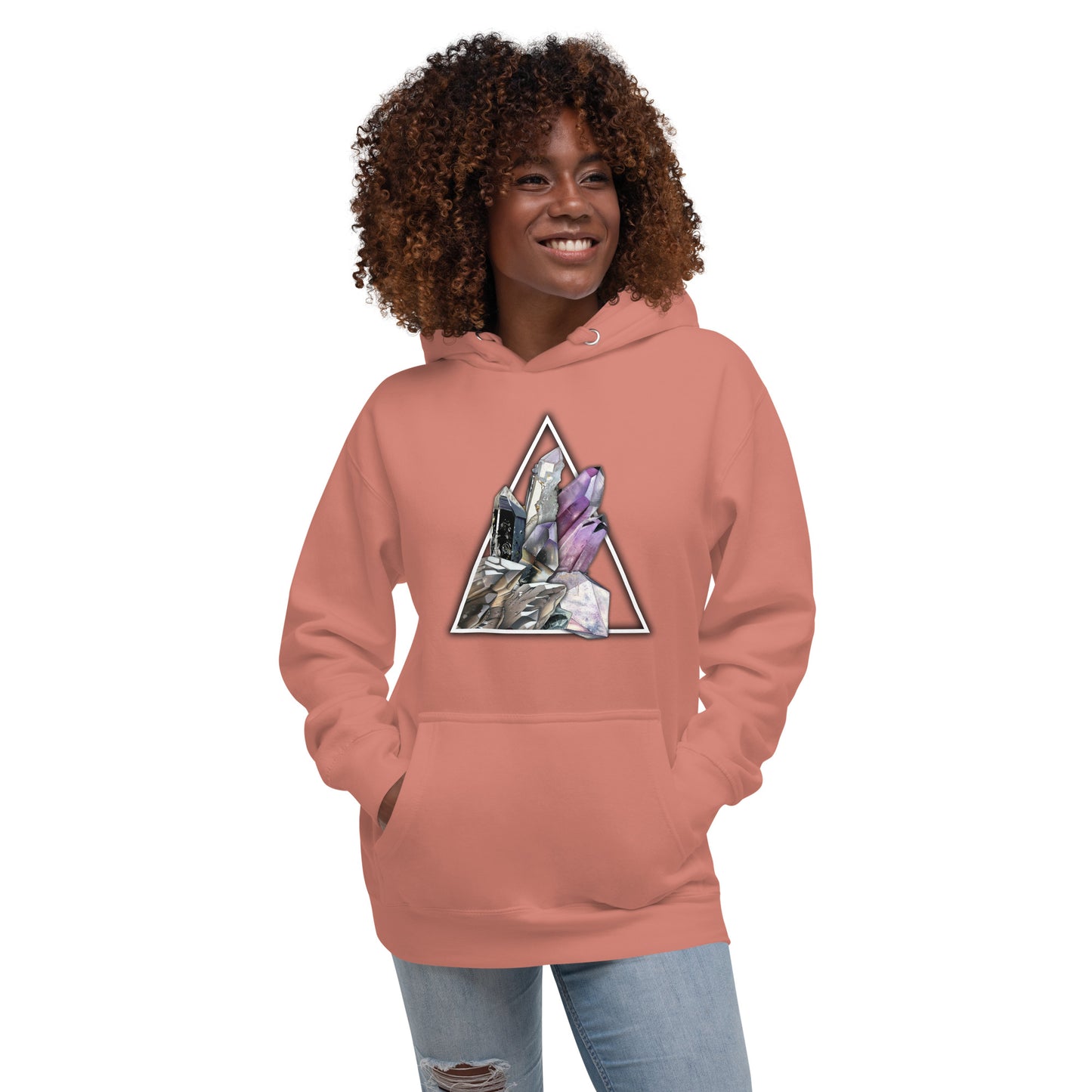 Quartz Collage Triangle - Unisex Hoodie