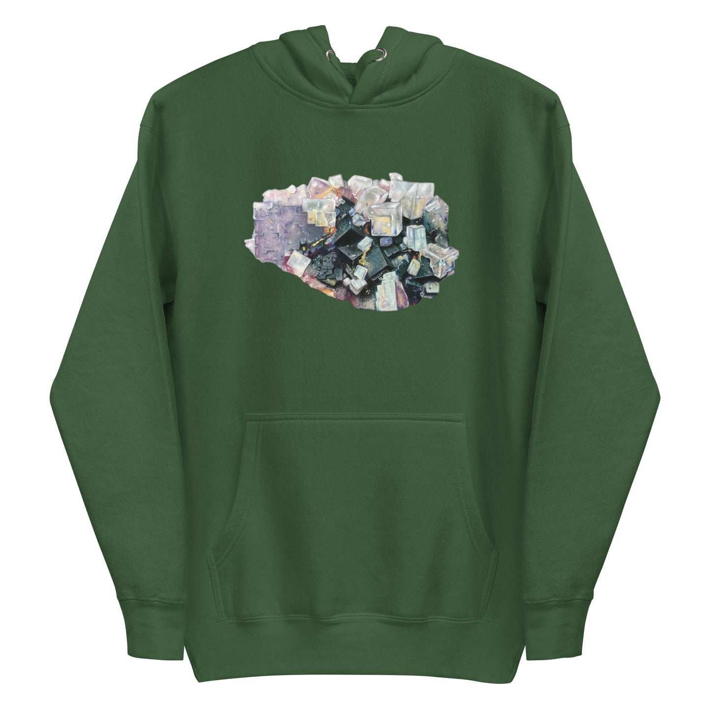 Illinois Fluorite Cluster - Unisex Hoodie