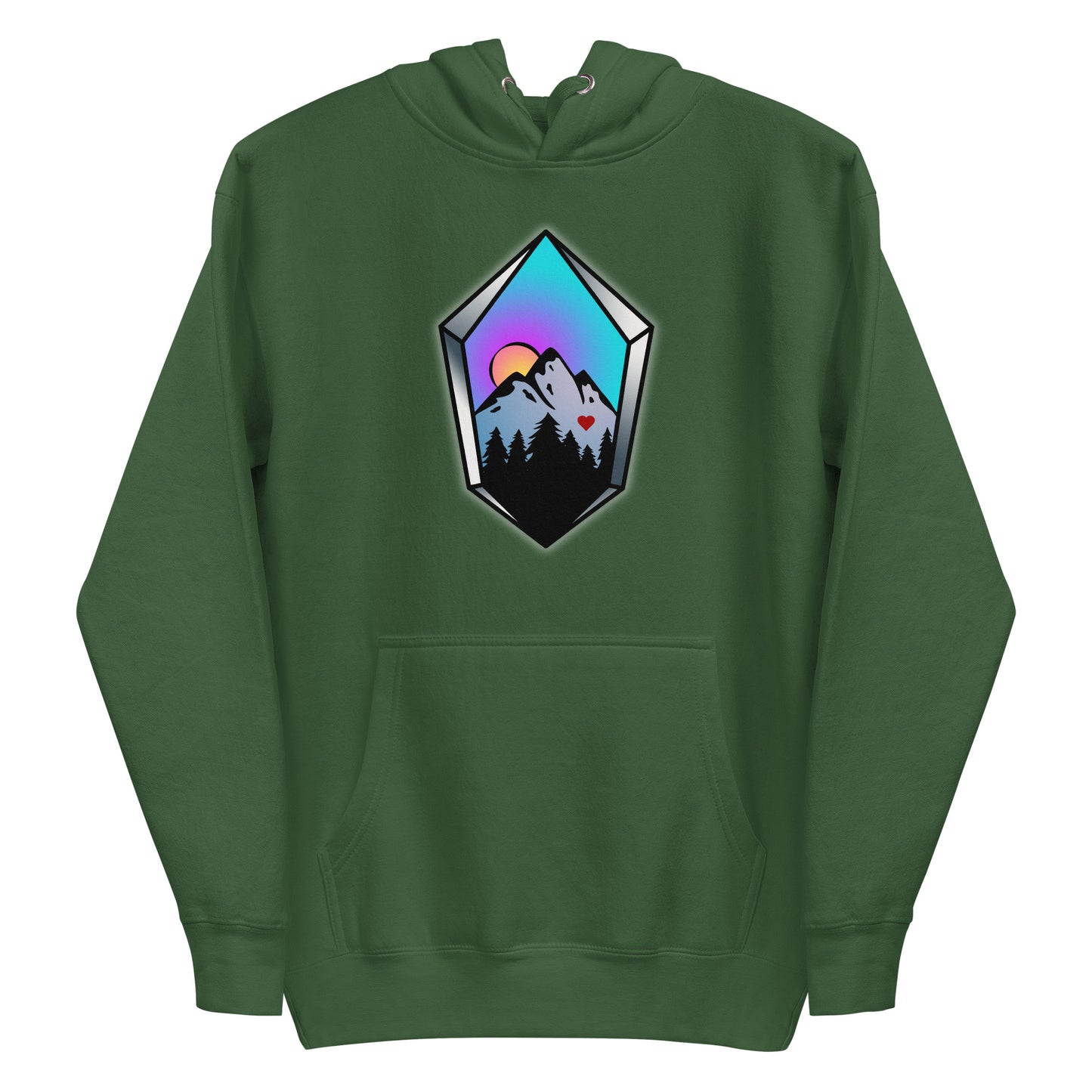 Crystal Mountain Unisex Hoodie