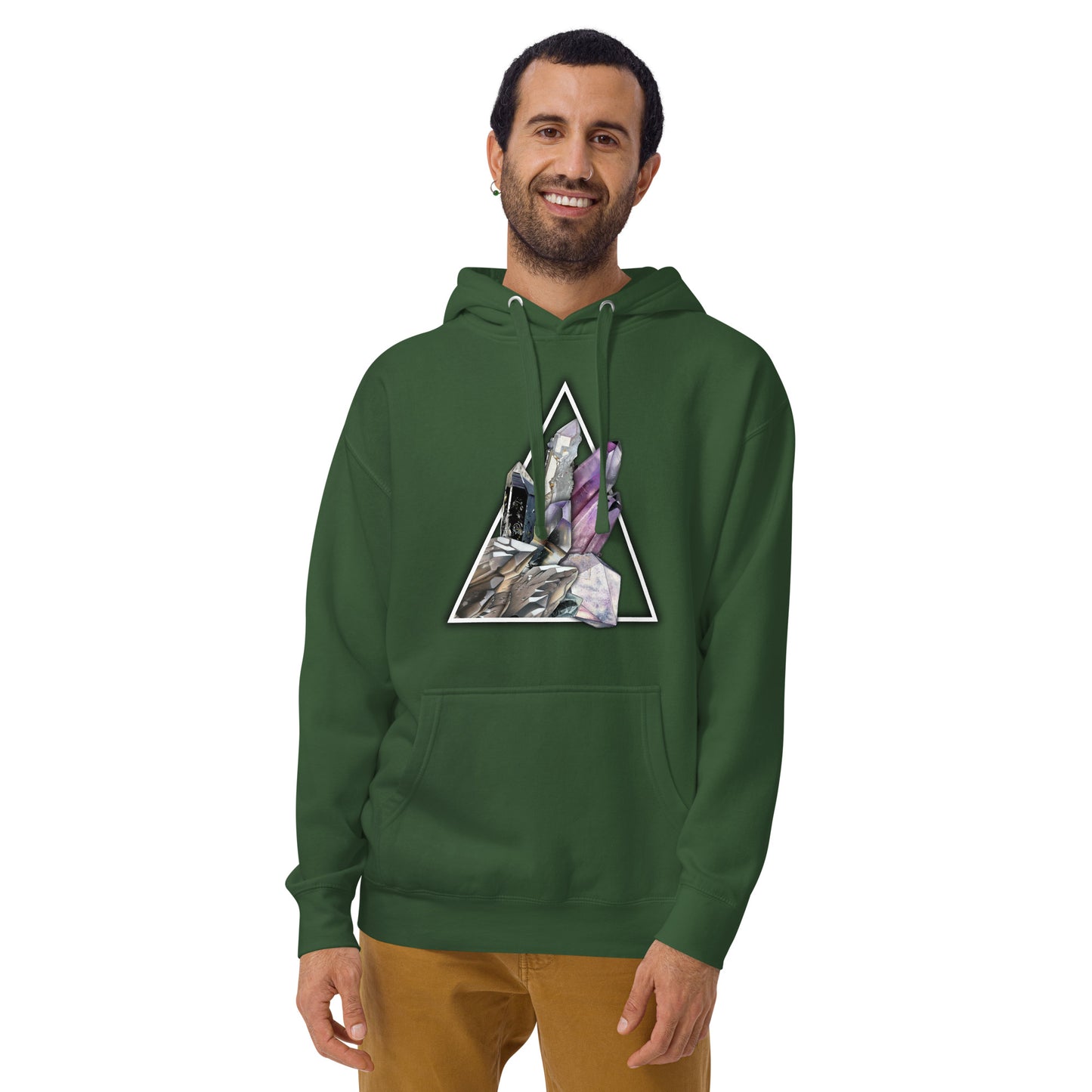 Quartz Collage Triangle - Unisex Hoodie