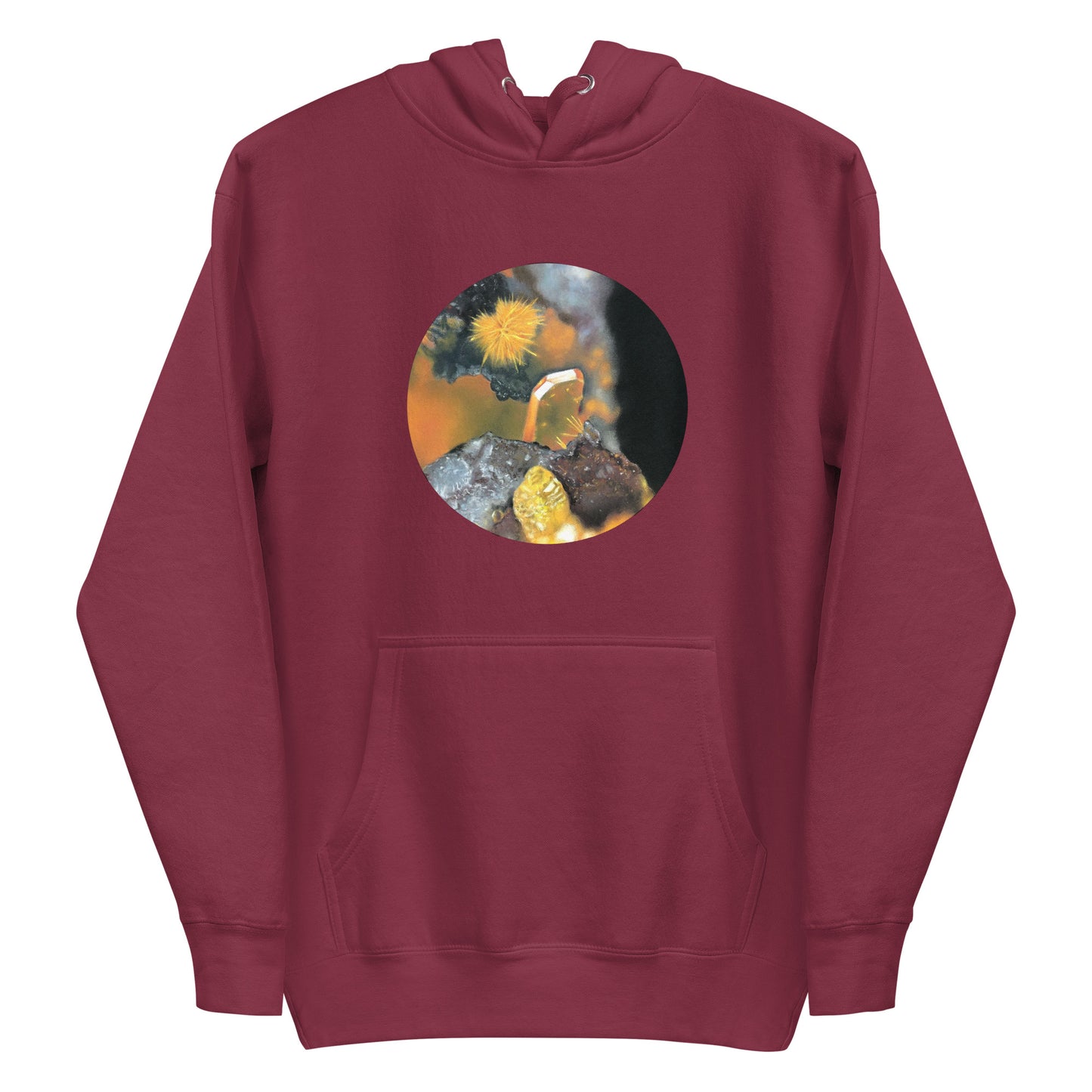 Tiger Mine Wulfenite Micro Drawing - Unisex Hoodie