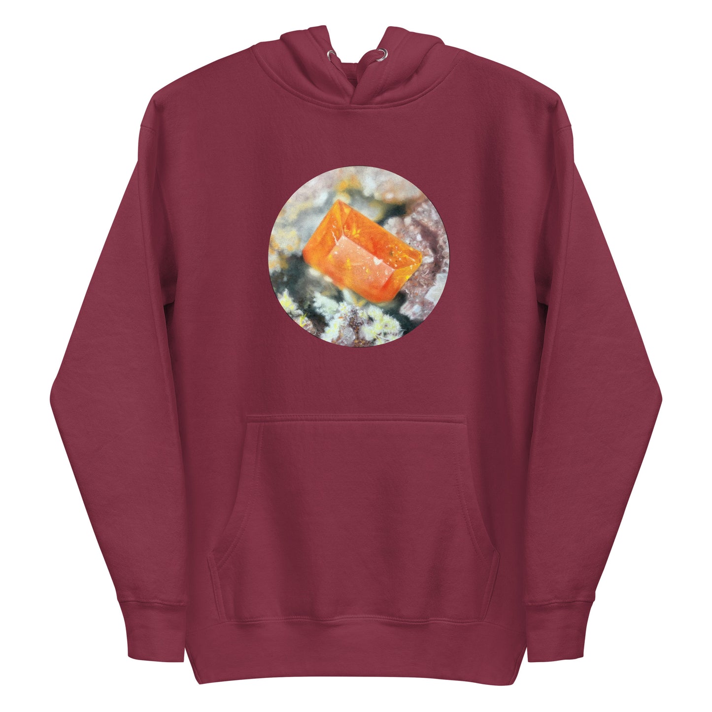 Glove Mine Wulfenite Micro Drawing - Unisex Hoodie