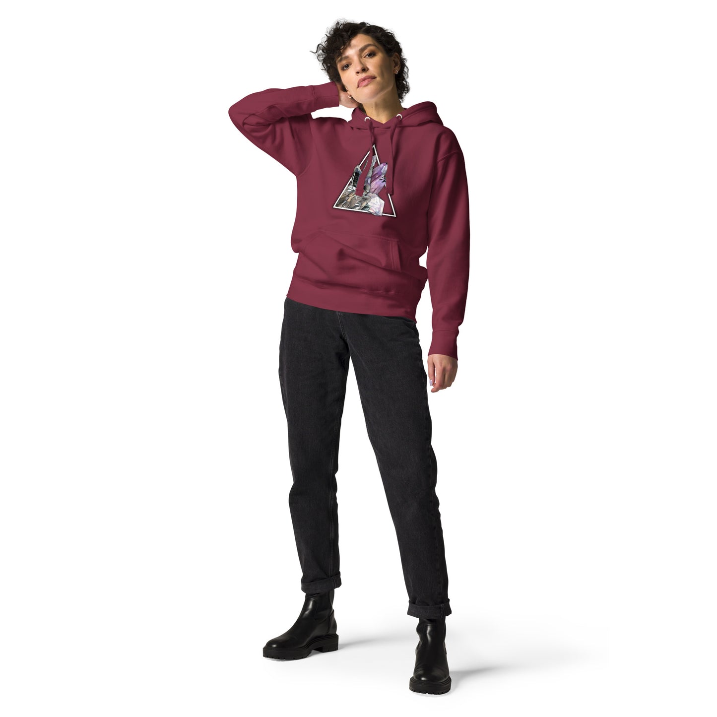 Quartz Collage Triangle - Unisex Hoodie