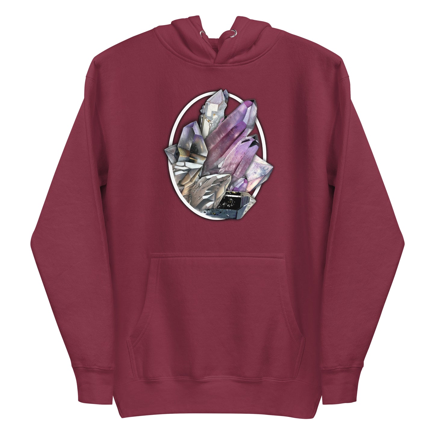 Quartz Collage Oval - Unisex Hoodie