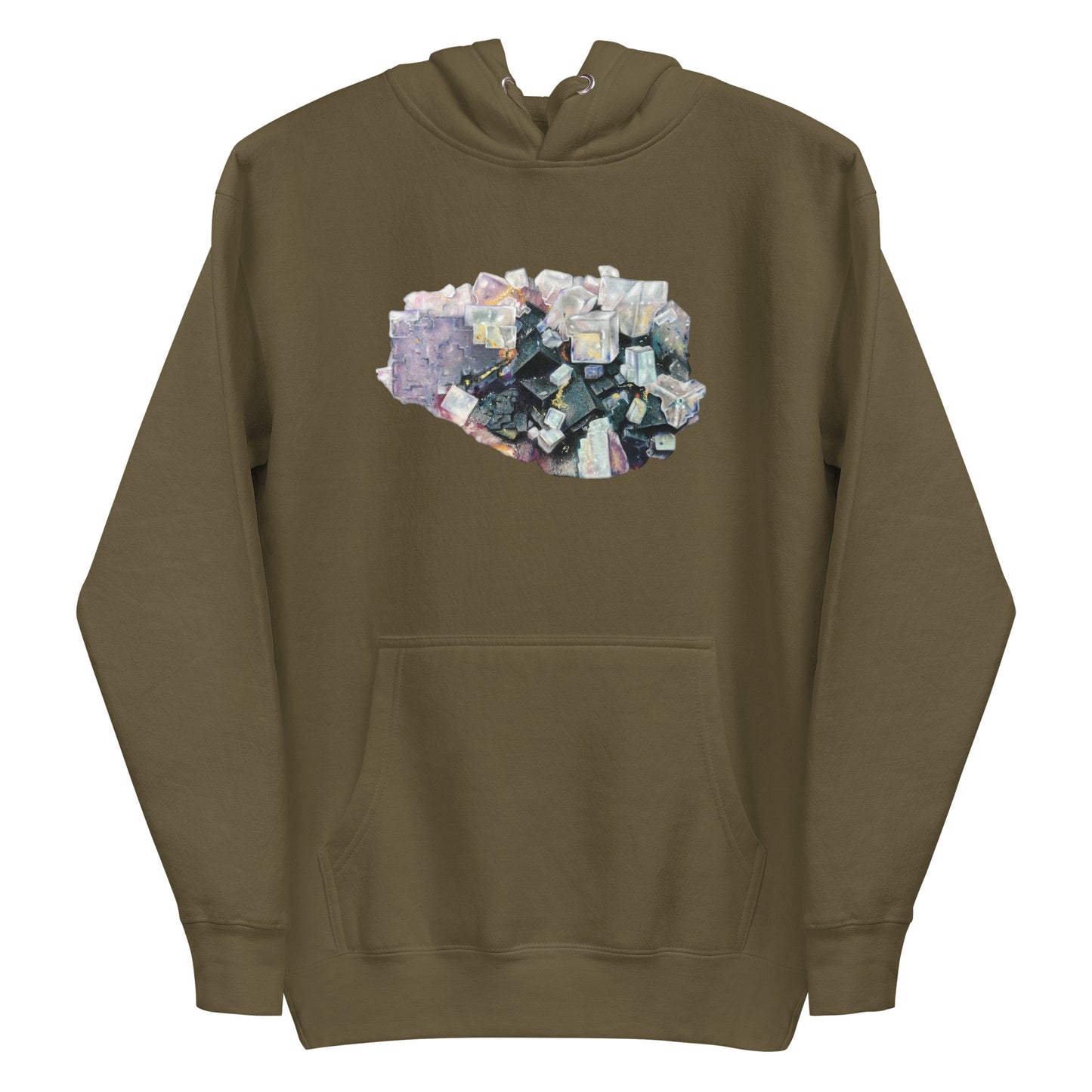 Illinois Fluorite Cluster - Unisex Hoodie