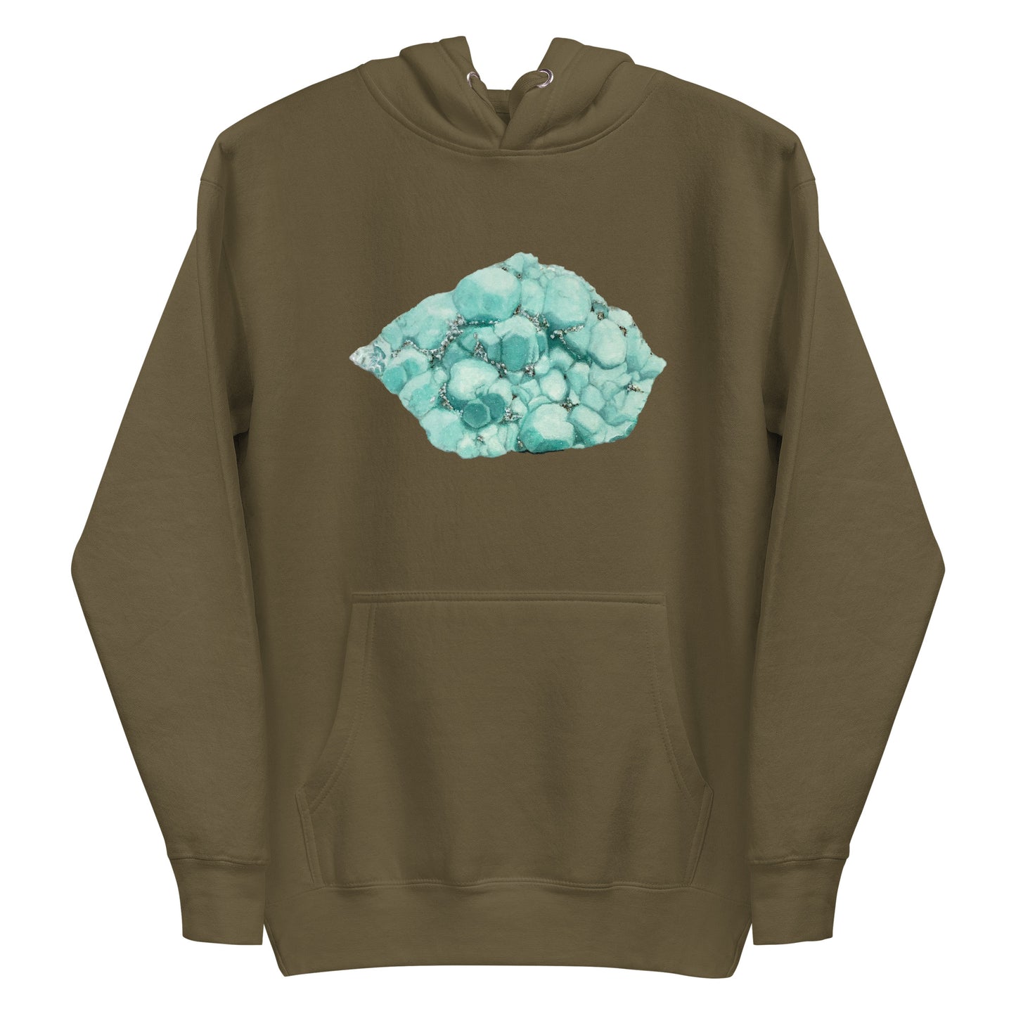 Deer Trail Fluorite Watercolor - Unisex Hoodie
