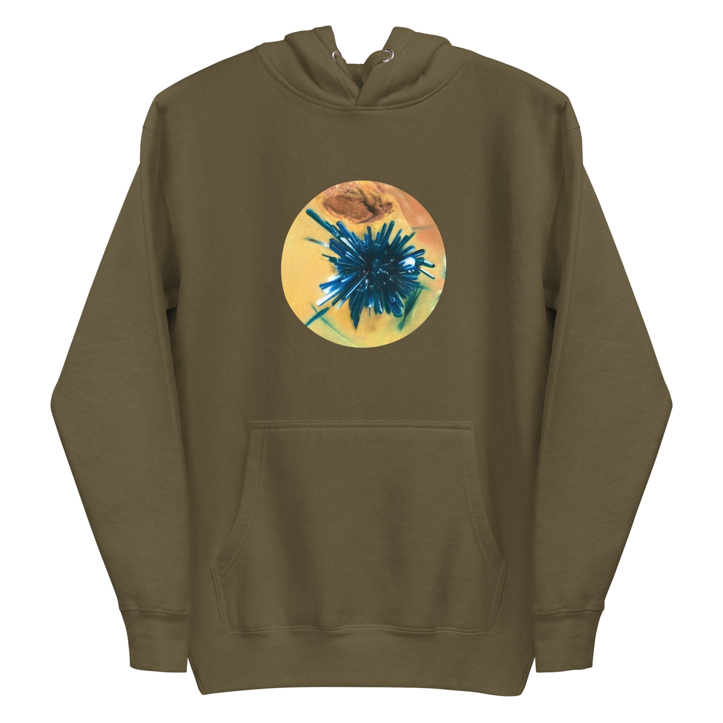 Chrysocolla Pastel Drawing - Unisex Hoodie