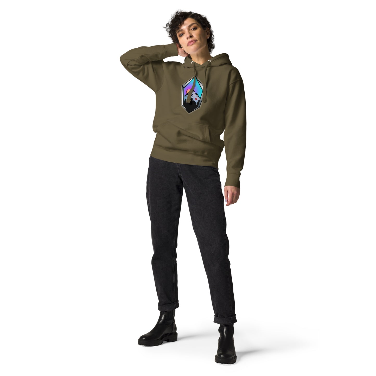 Crystal Mountain Unisex Hoodie