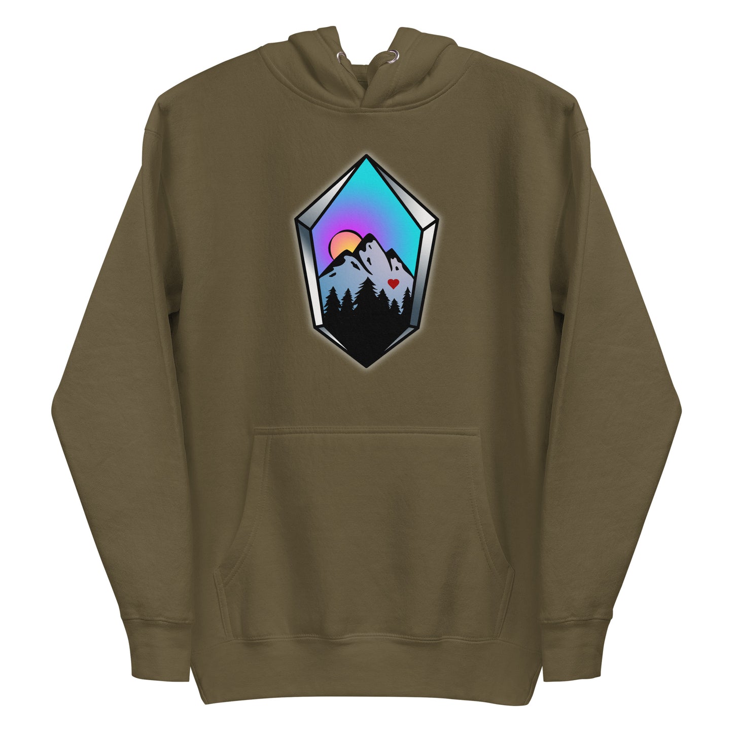 Crystal Mountain Unisex Hoodie