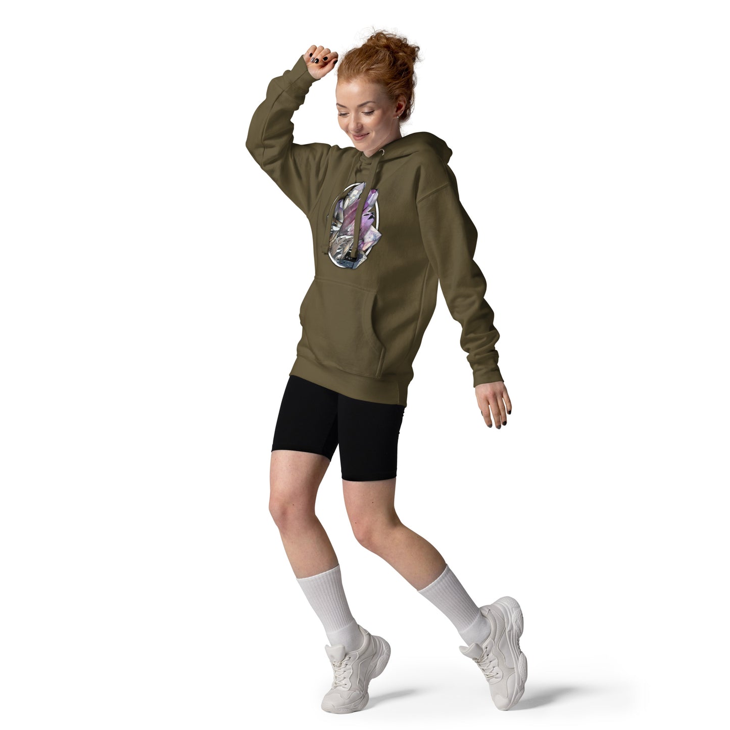 Quartz Collage Oval - Unisex Hoodie