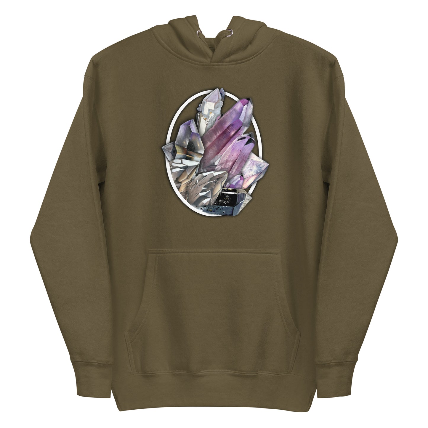 Quartz Collage Oval - Unisex Hoodie